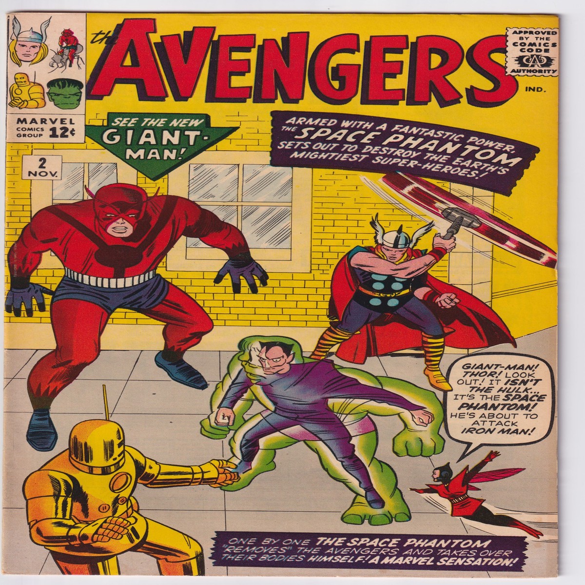 AVENGERS (1963) #002 VF- (7.5)