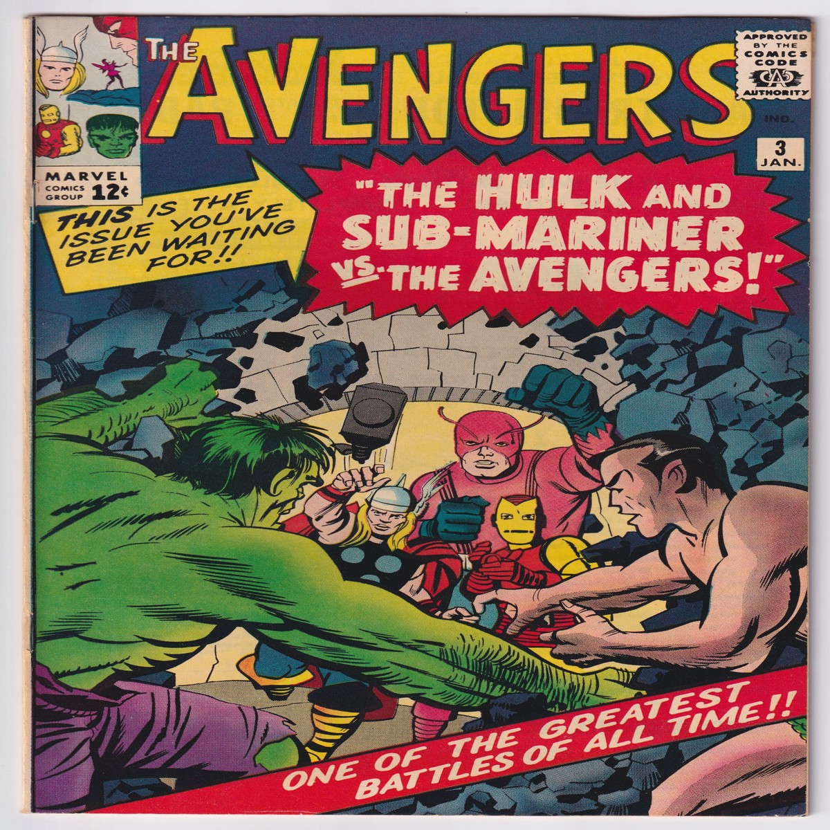 AVENGERS (1963) #003 VF (8.0)