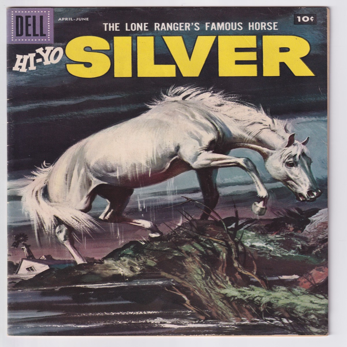 LONE RANGERS FAMOUS HORSE HI-YO SILVER #22 FN+