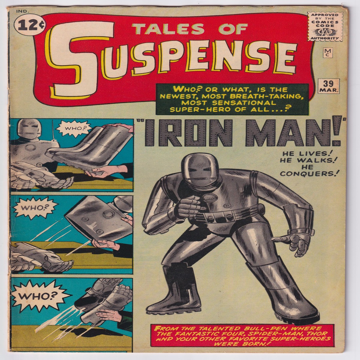 TALES OF SUSPENSE (1959) #39 FN- (5.5)