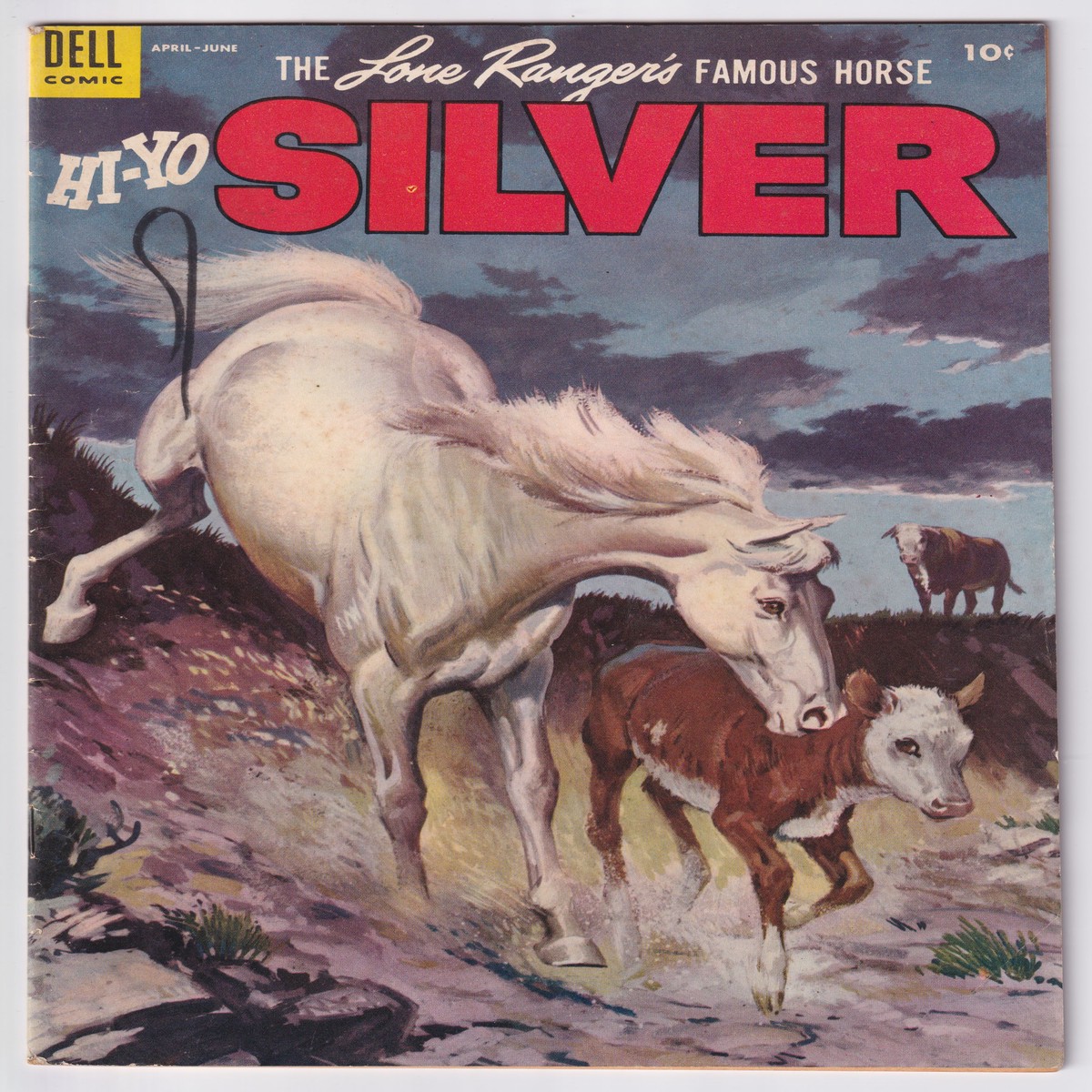 LONE RANGERS FAMOUS HORSE HI-YO SILVER #10 VG