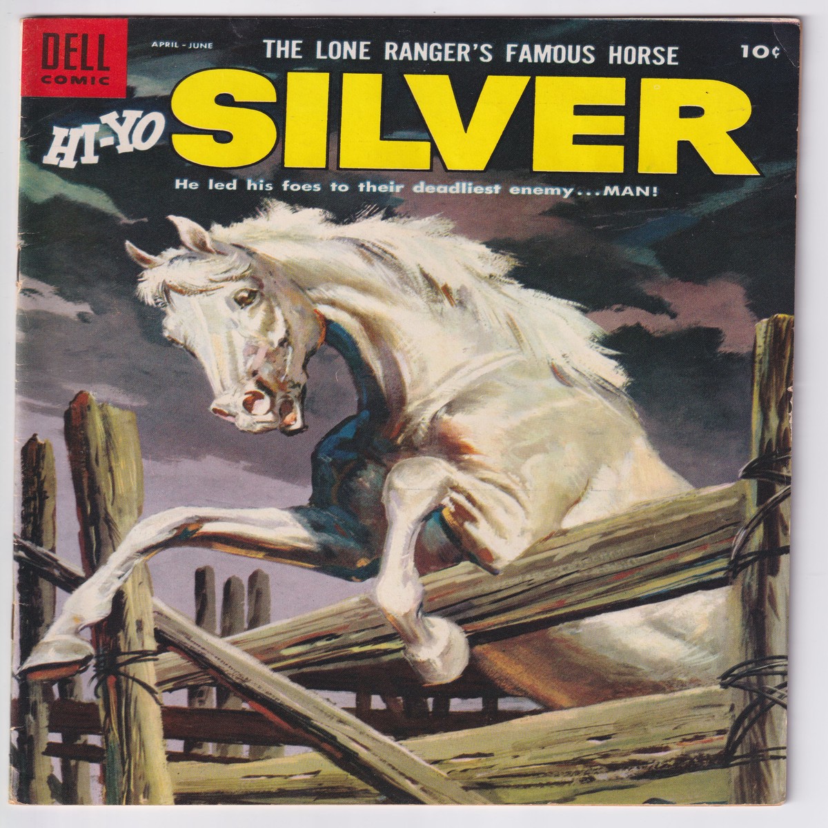 LONE RANGERS FAMOUS HORSE HI-YO SILVER #14 FN+