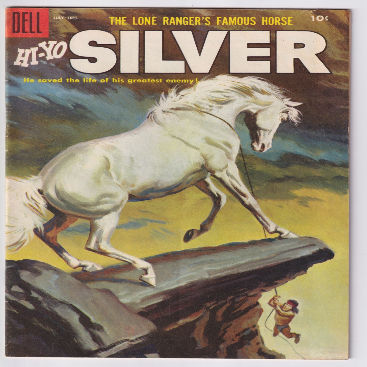 LONE RANGERS FAMOUS HORSE HI-YO SILVER #15 FN+