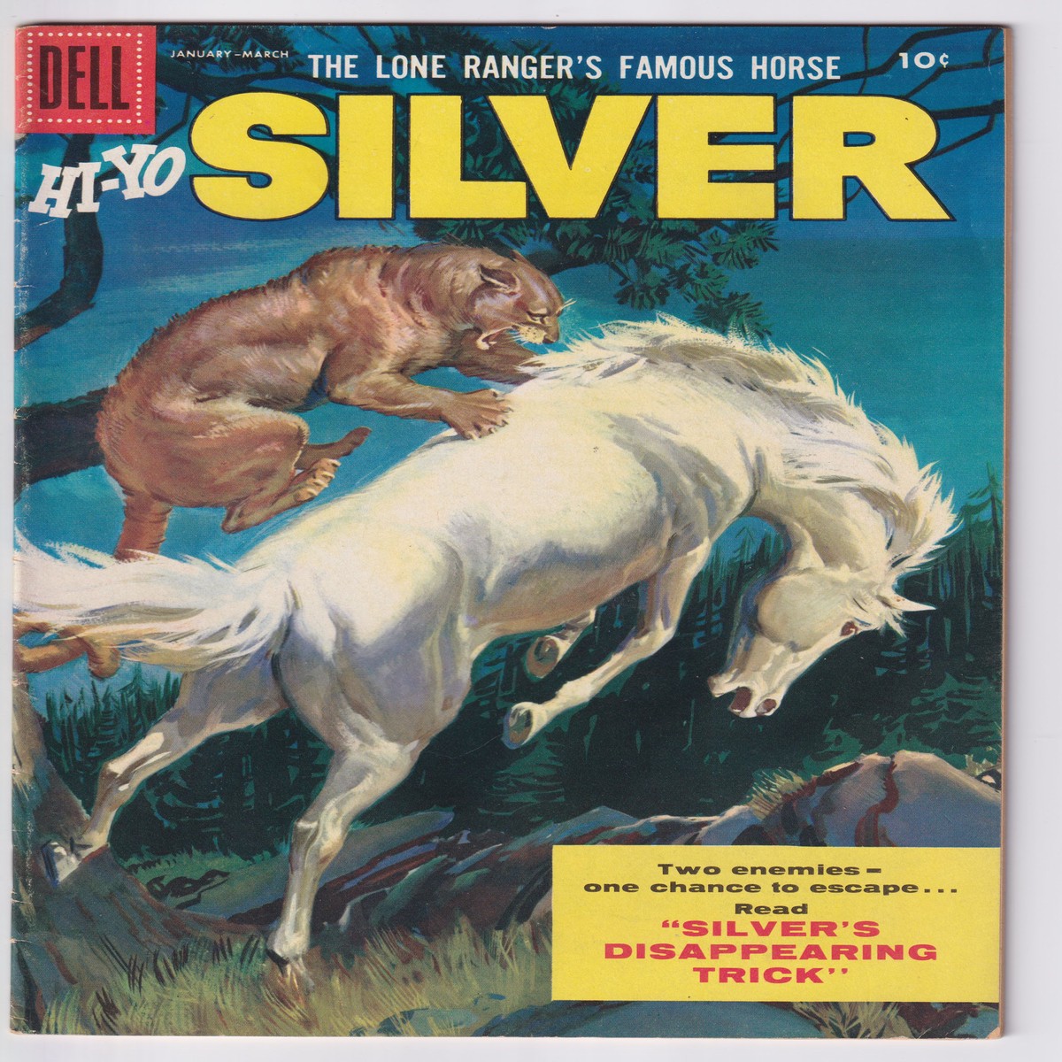 LONE RANGERS FAMOUS HORSE HI-YO SILVER #17 FN+