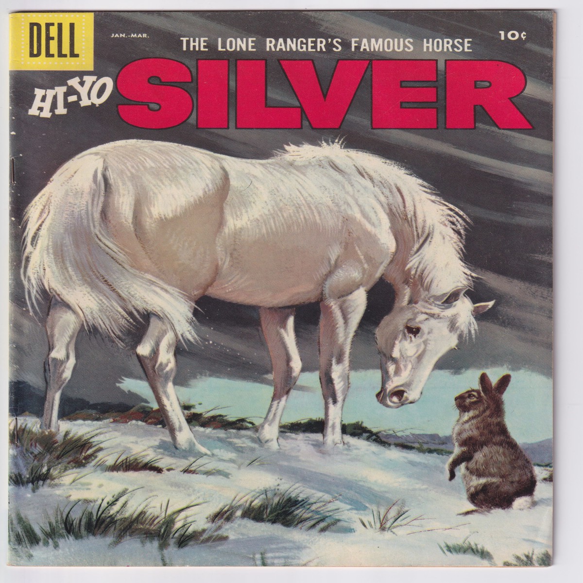 LONE RANGERS FAMOUS HORSE HI-YO SILVER #21 FN+