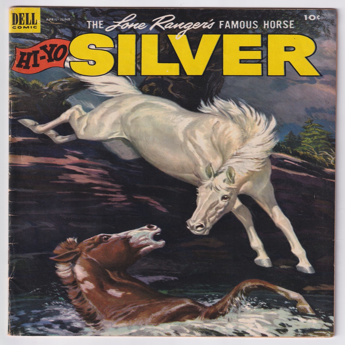 LONE RANGERS FAMOUS HORSE HI-YO SILVER #6 FN+