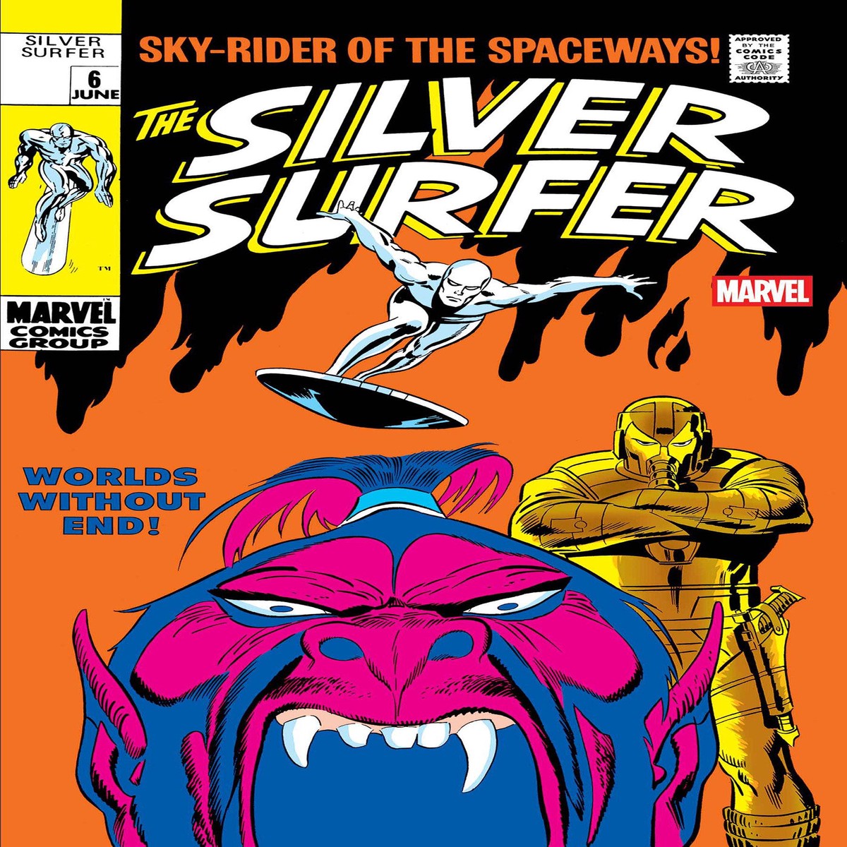 Silver Surfer #6 Facsimile Edition Foil Variant