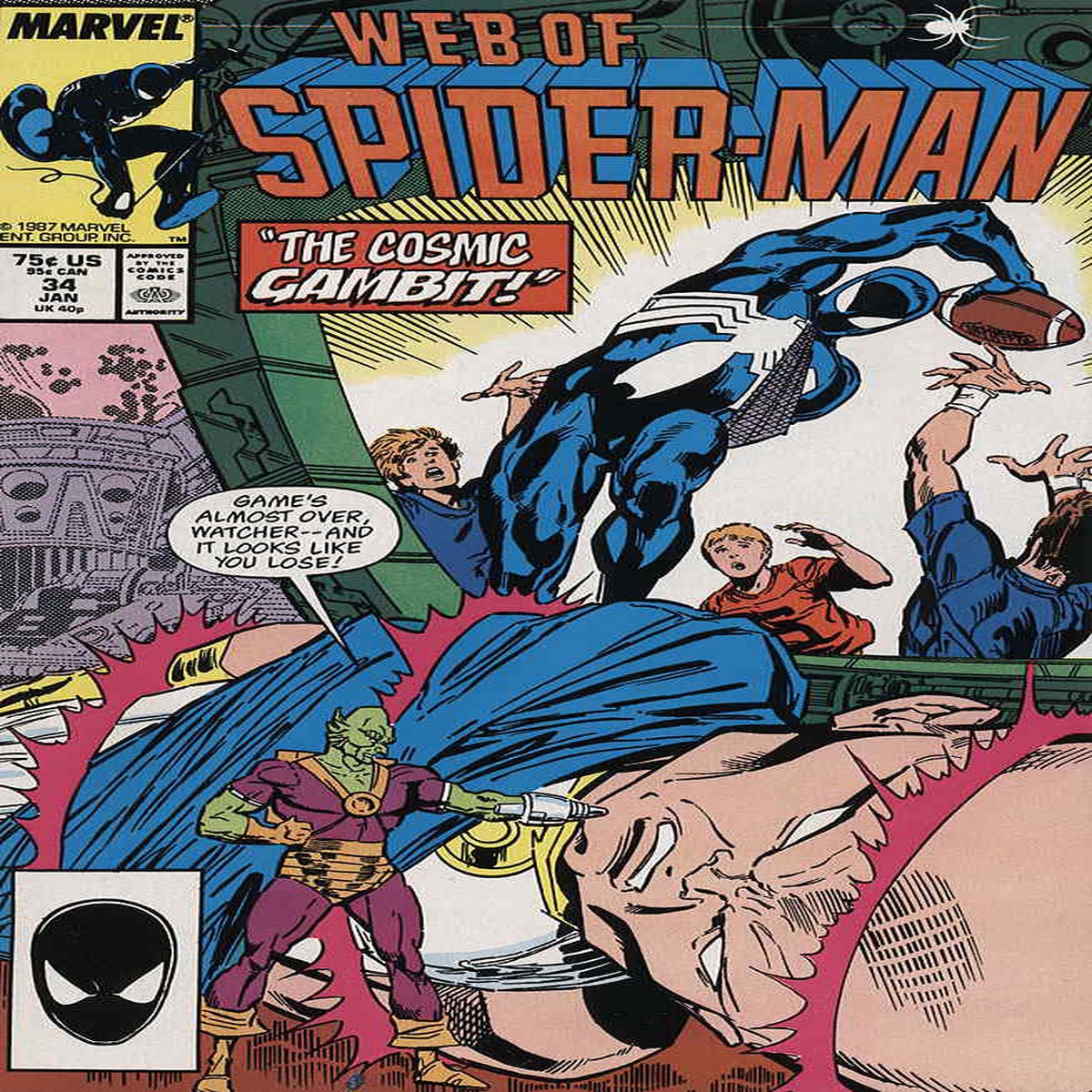 WEB OF SPIDER-MAN (1985) #034 –