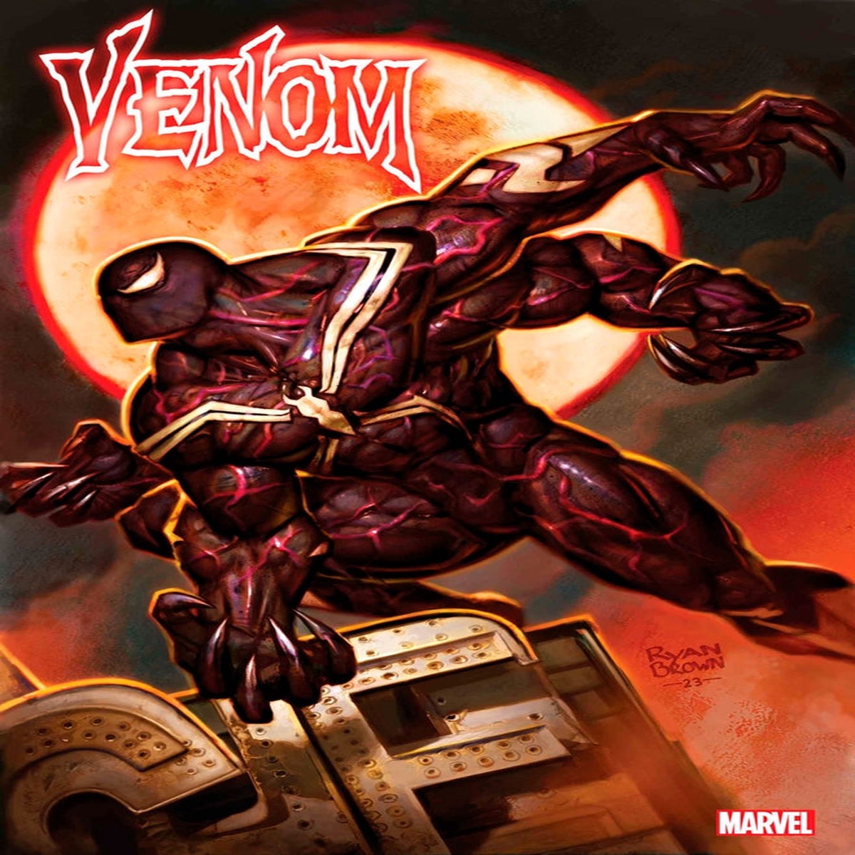 Venom (2021) #23 25 COPY INCV RYAN BROWN VAR