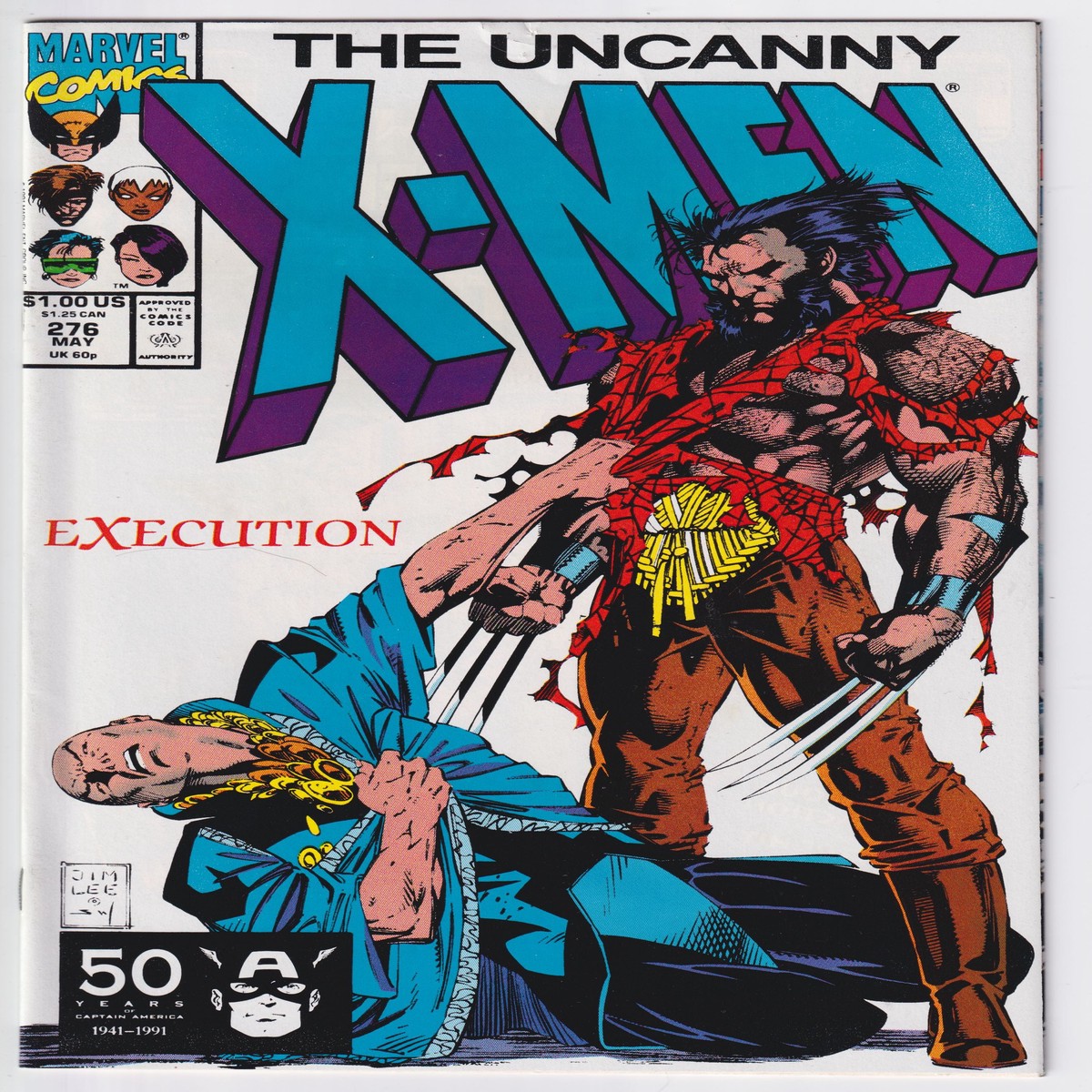 UNCANNY X-MEN (1963) #276 FN