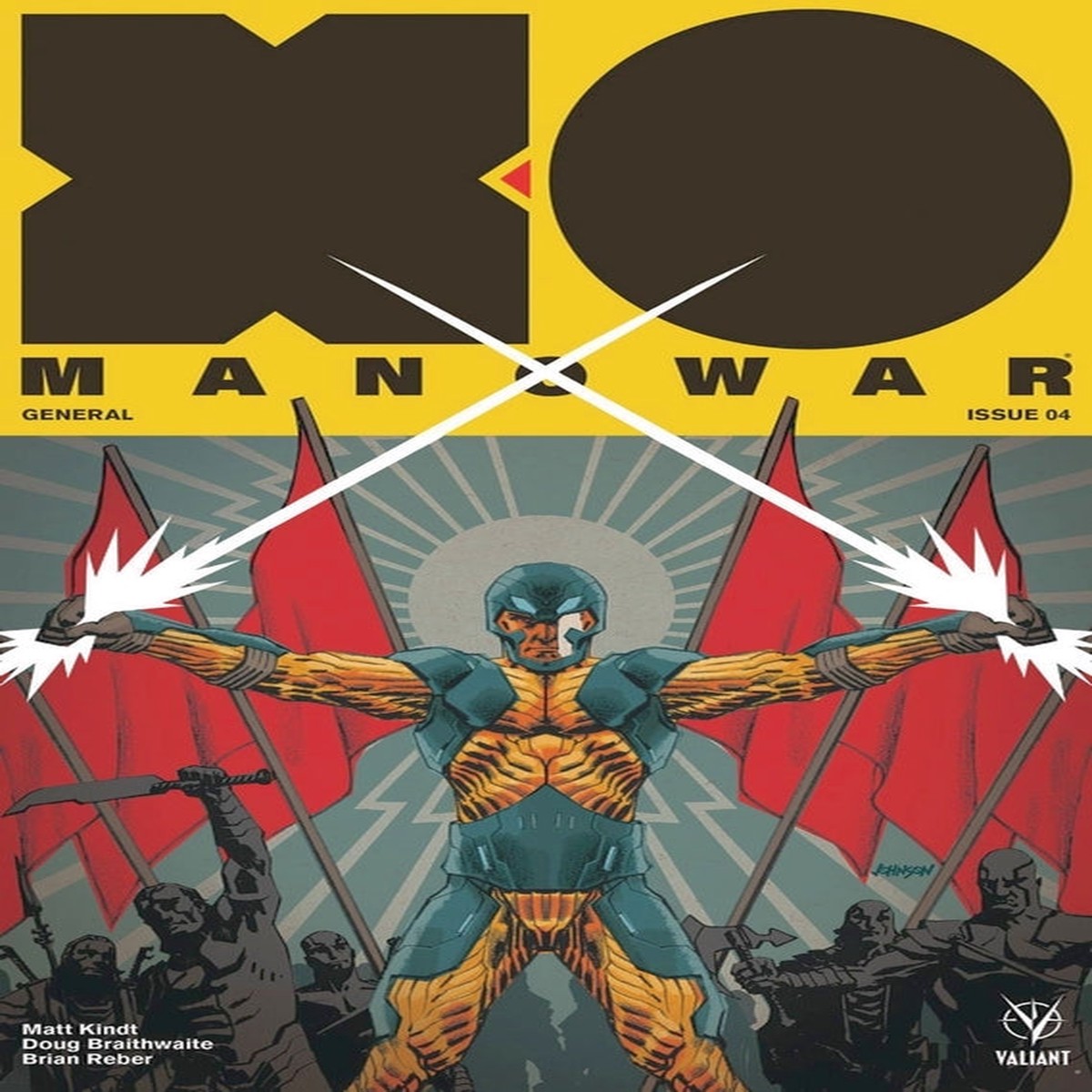X-O MANOWAR (2017) #4 CVR B JOHNSON