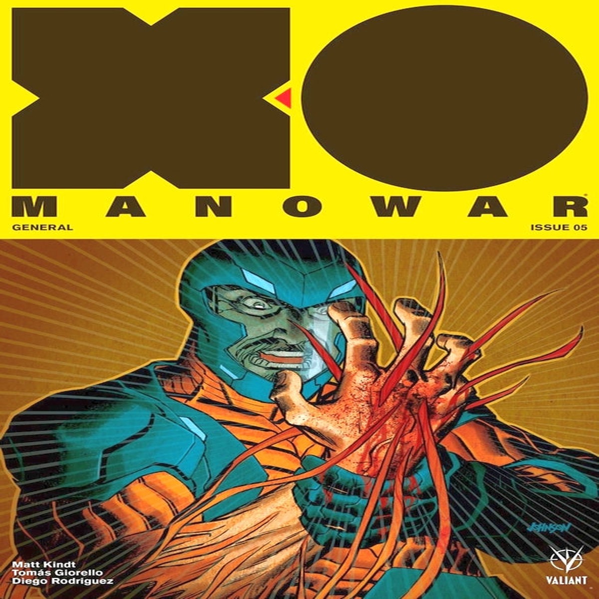 X-O MANOWAR (2017) #5 CVR B JOHNSON