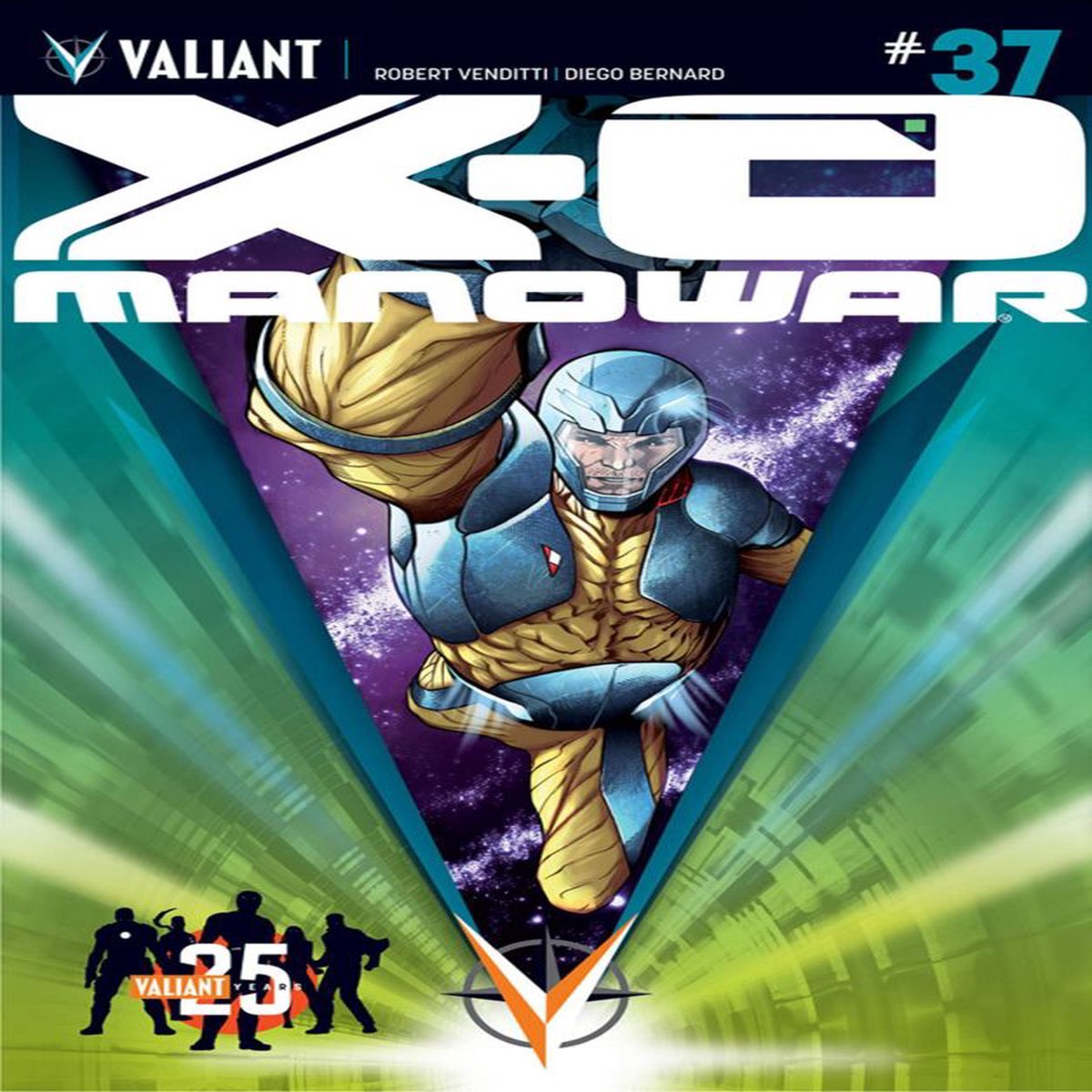 X-O MANOWAR (2012) #37 CVR B 25TH ANNV SANDOVAL