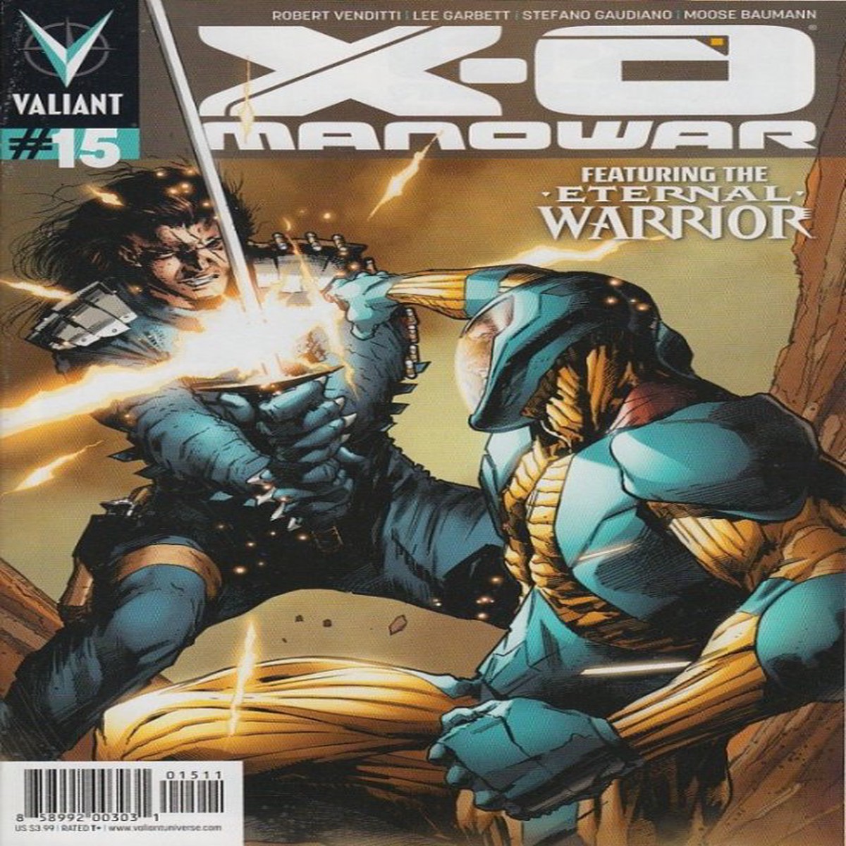 X-O MANOWAR (2012) #15 REG HARISINE