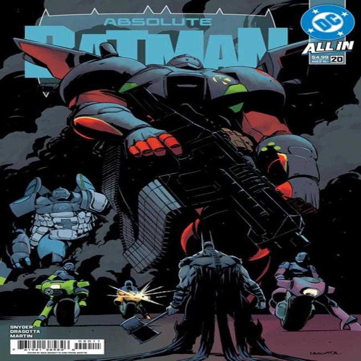 Absolute Batman #20 Cover A Nick Dragotta (VF/NM) (DUE TO PRODUCTION ISSUES ALL BOOKS HAVE MULTIPE SPINE TICKS)