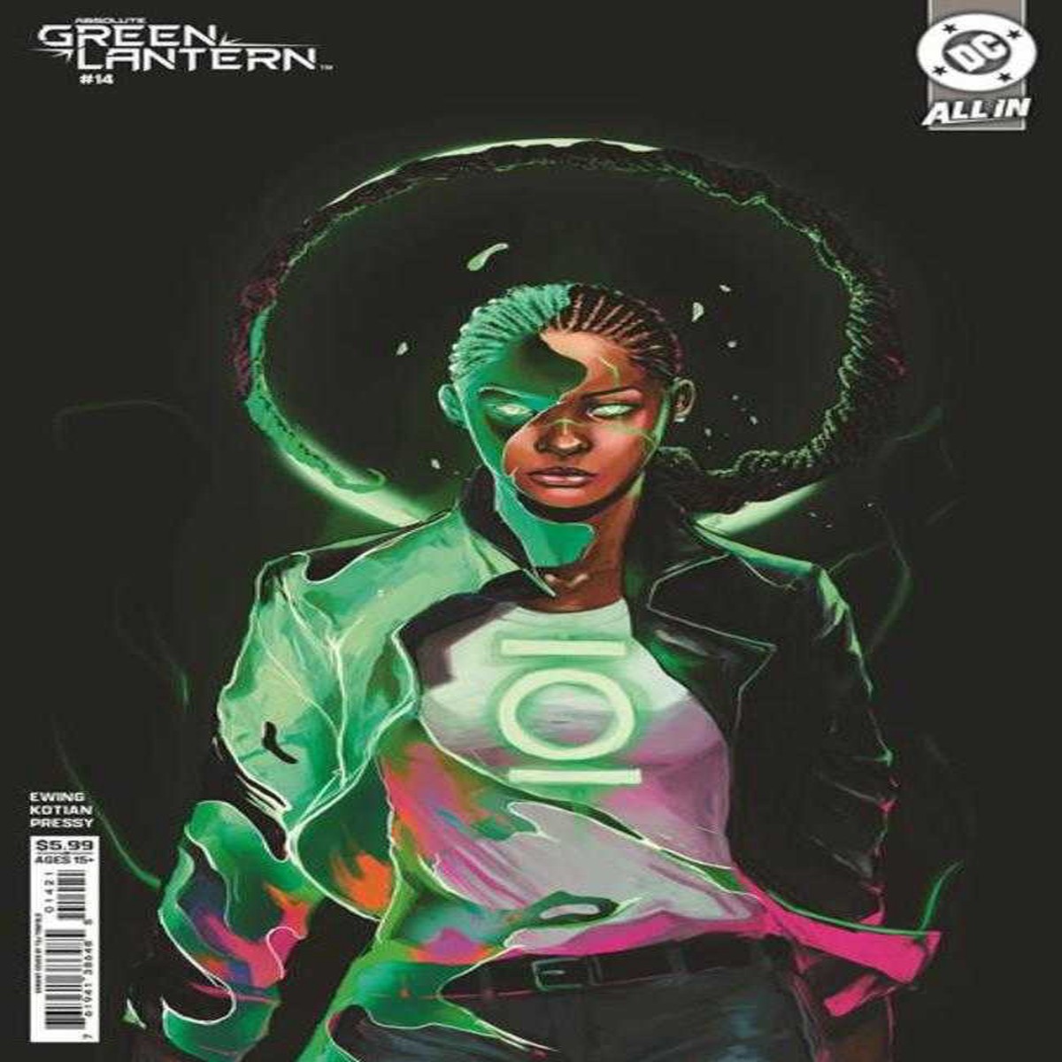 Absolute Green Lantern #14 Cover B Taj Tenfold Card Stock Variant