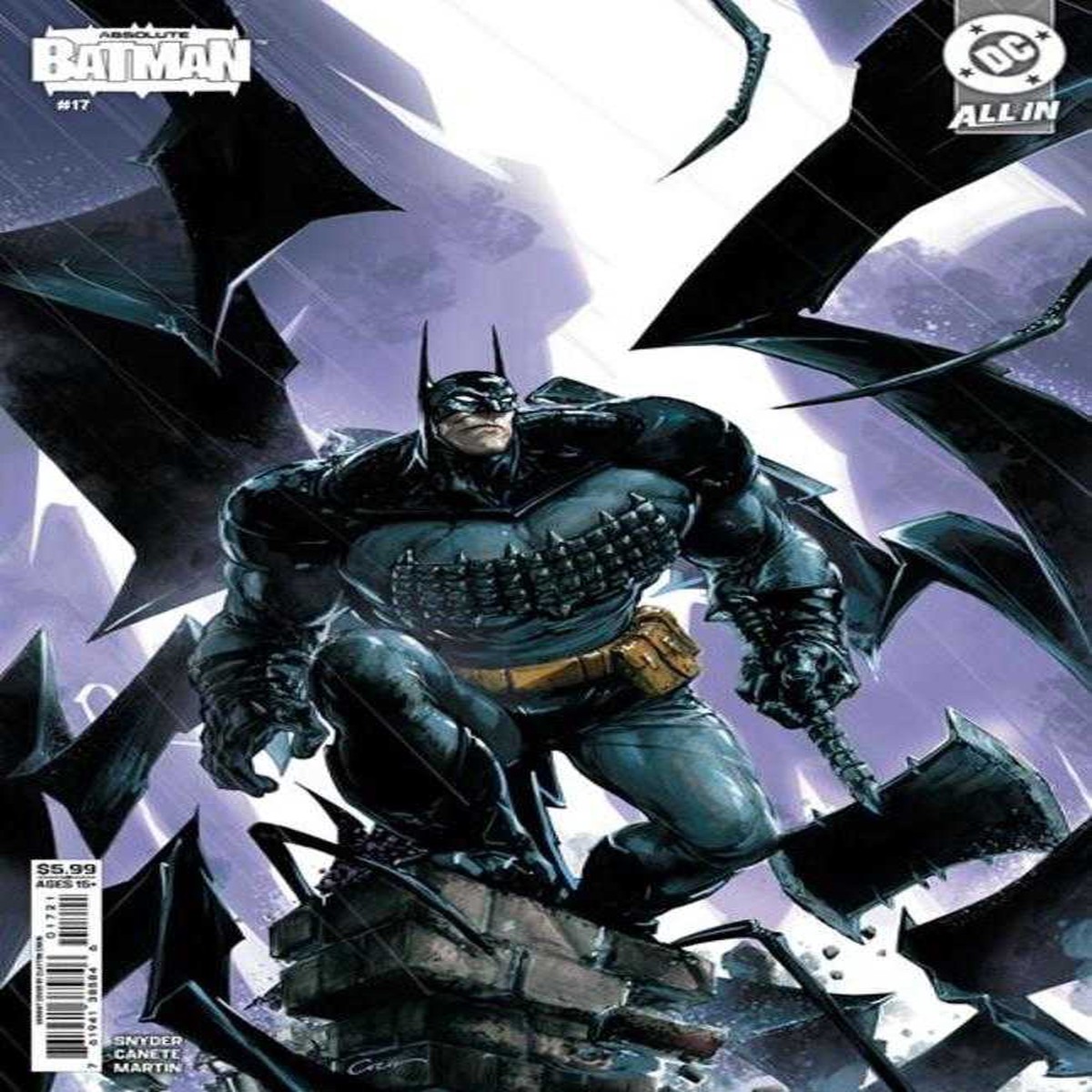 Absolute Batman #17 Cover B Clayton Crain Card Stock Variant