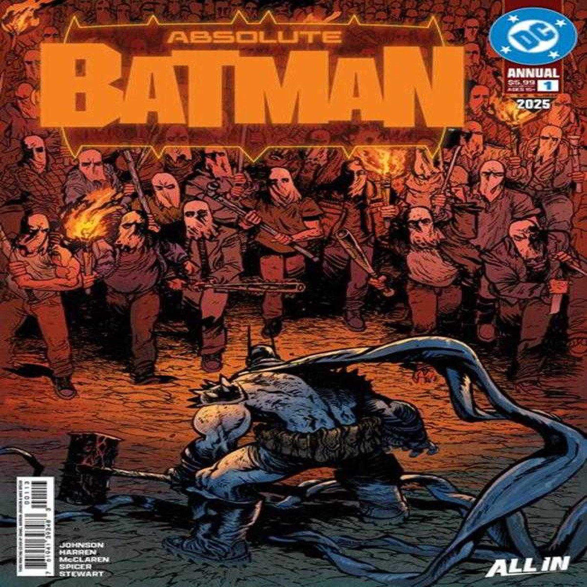 Absolute Batman 2025 Annual #1 (One Shot) 3rd Print Cover A Daniel Warren Johnson