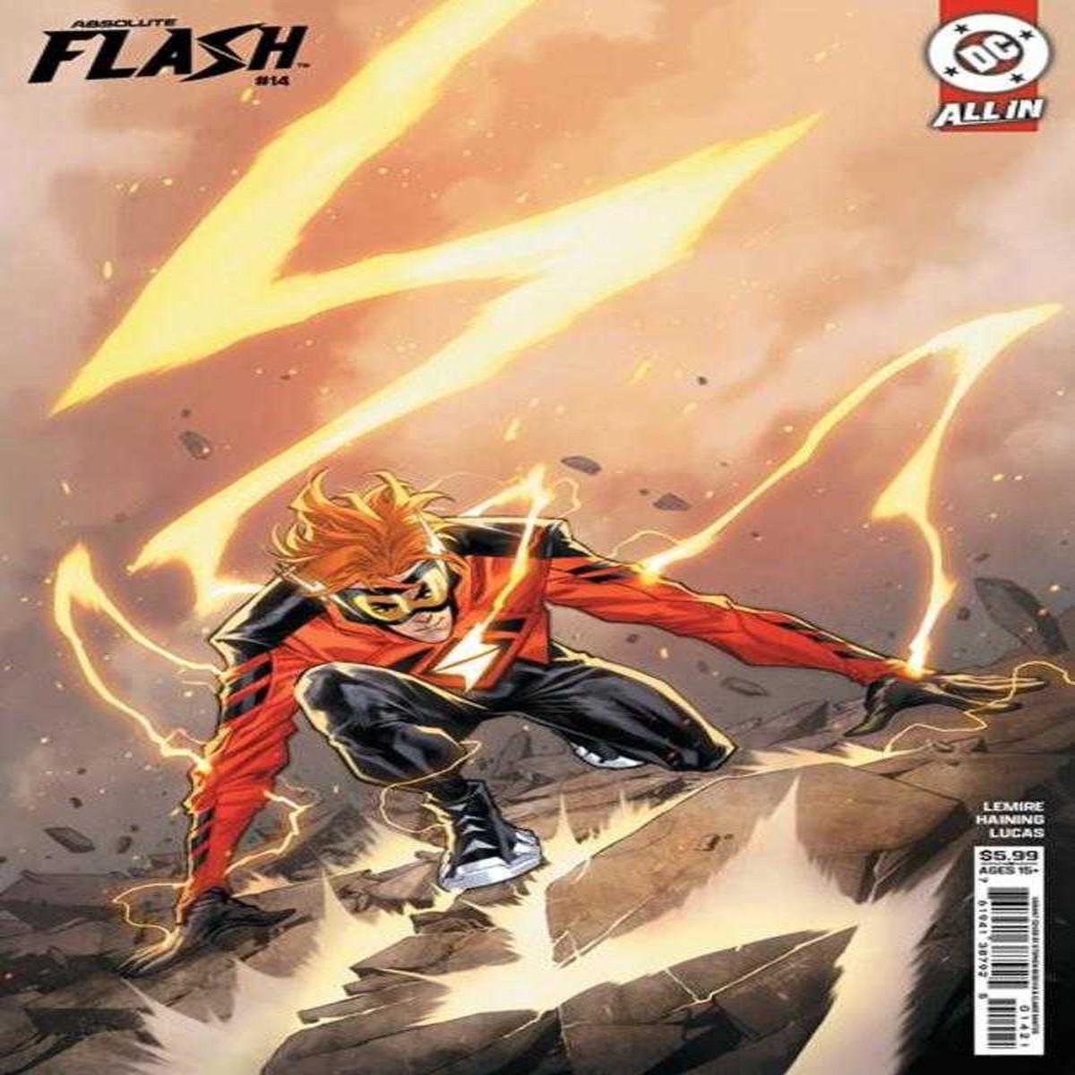 Absolute Flash #14 Cover B Stephen Segovia Card Stock Variant