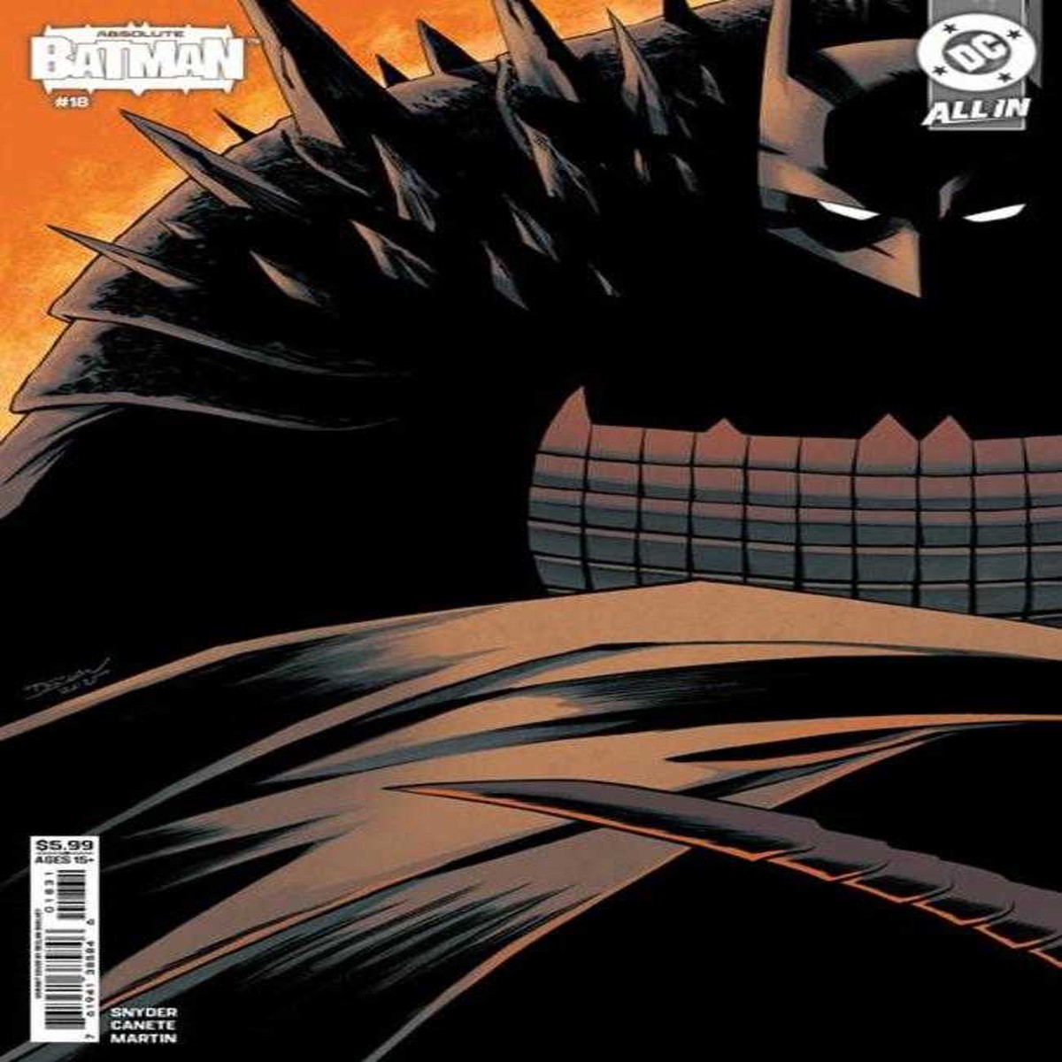 Absolute Batman #18 Cover C Declan Shalvey Card Stock Variant