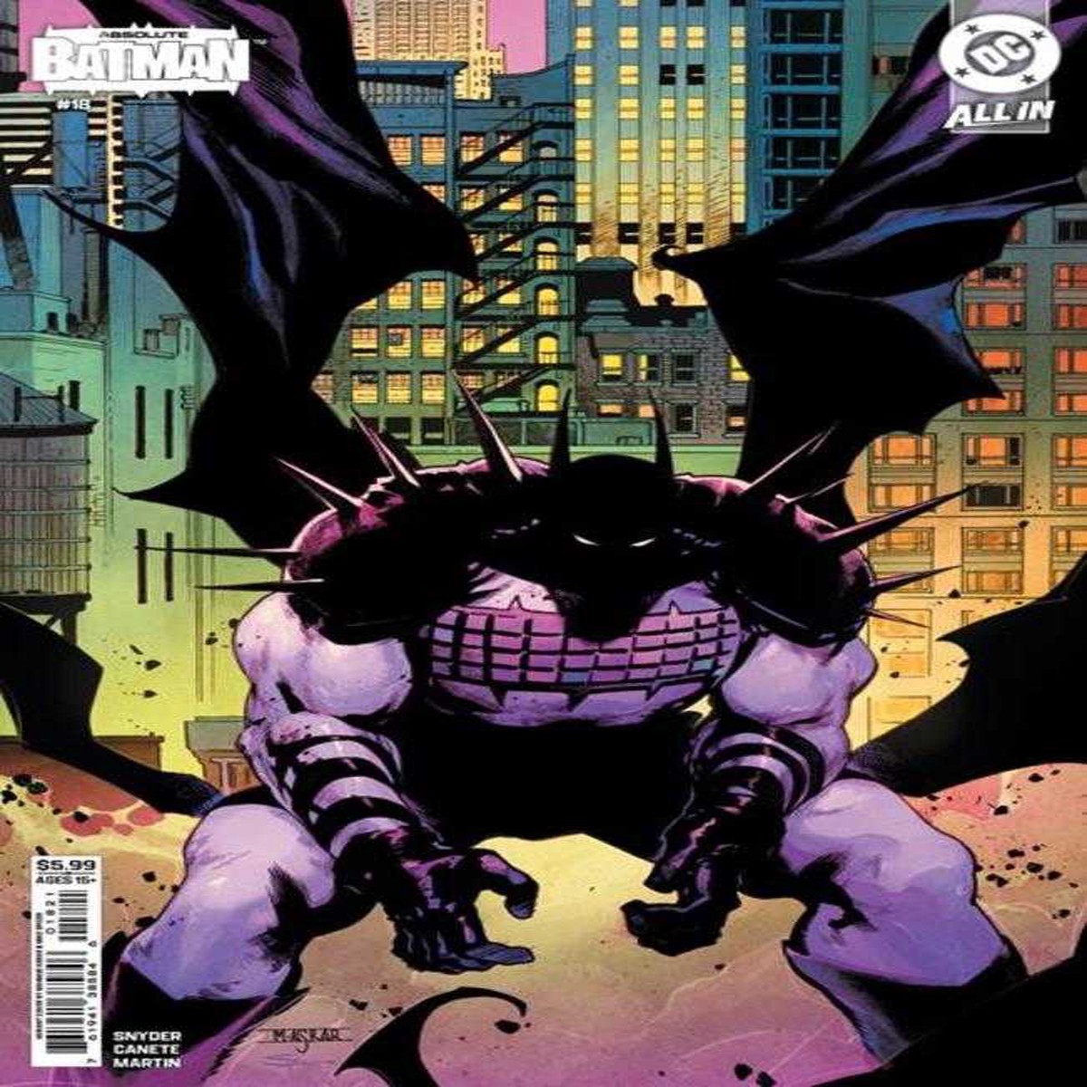 Absolute Batman #18 Cover B Mahmud Asrar Card Stock Variant