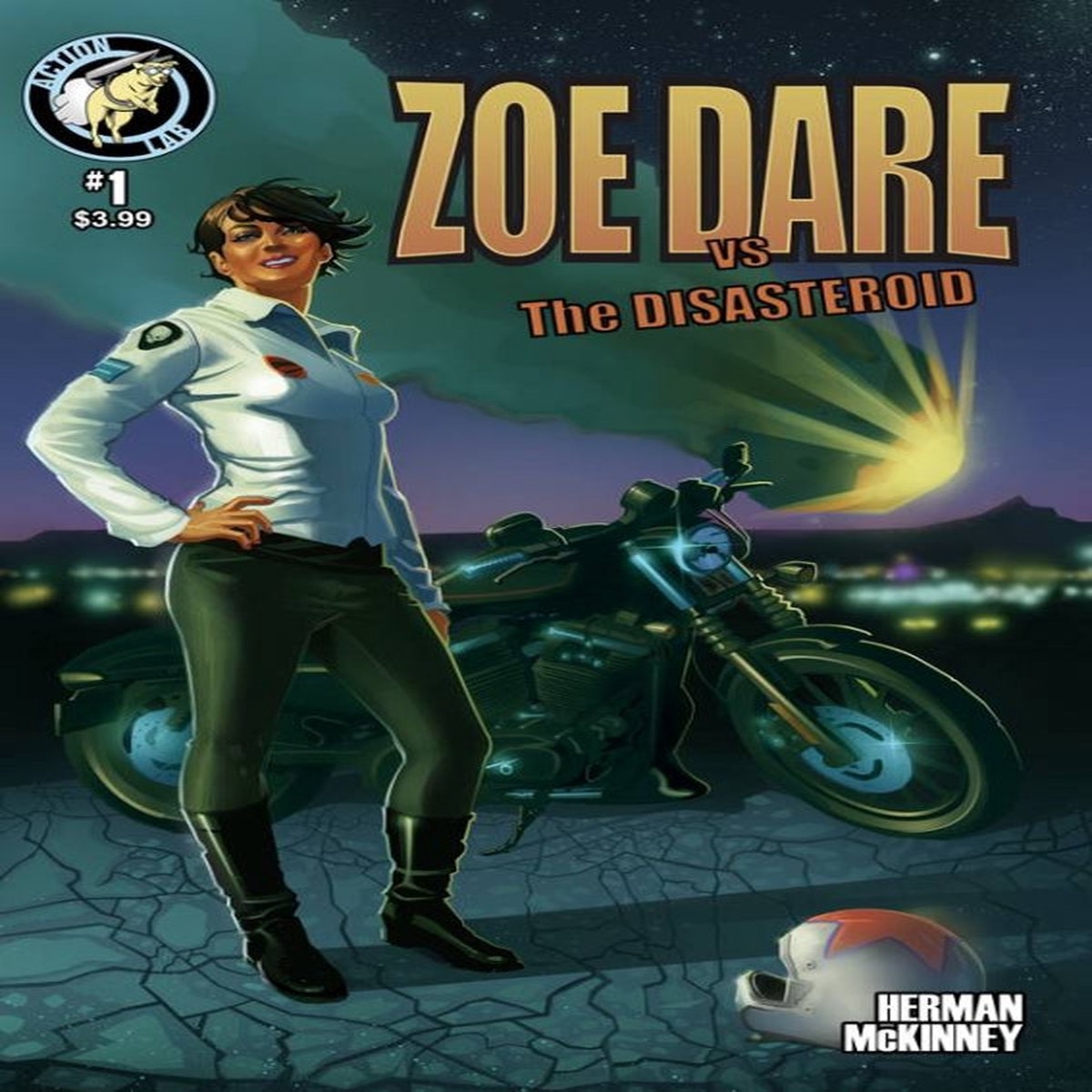 ZOE DARE VS DISASTEROID #1 CVR A HERMAN