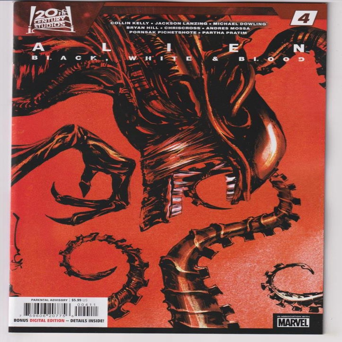 ALIEN BLACK WHITE BLOOD #4 (MARVEL 2024) "NEW UNREAD"