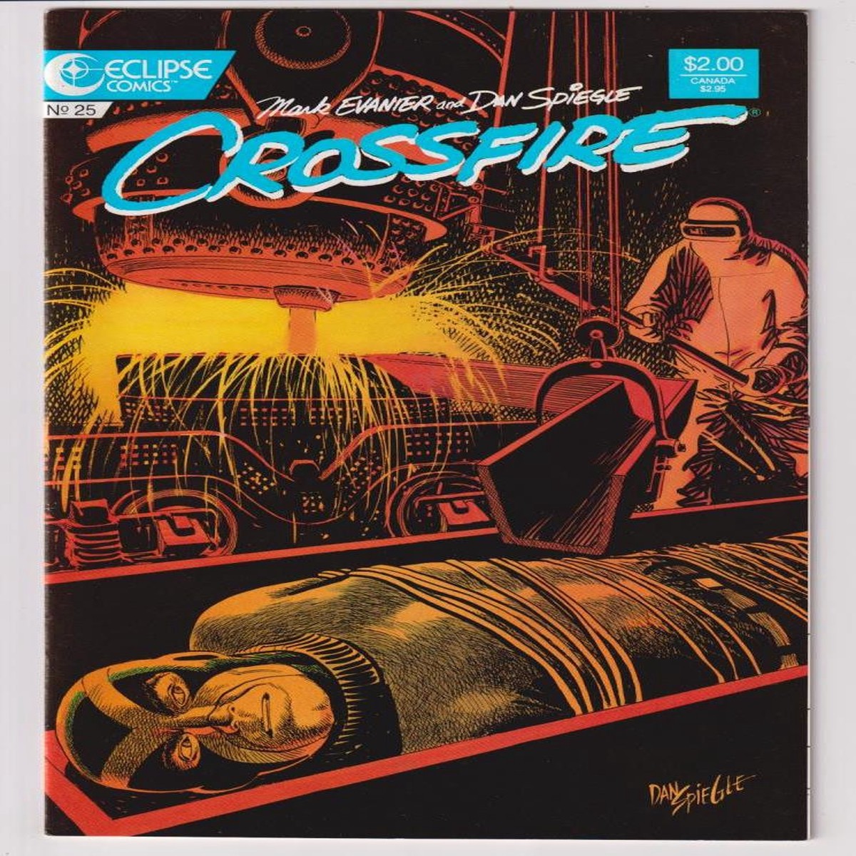 CROSSFIRE #25 (ECLIPSE 1987)