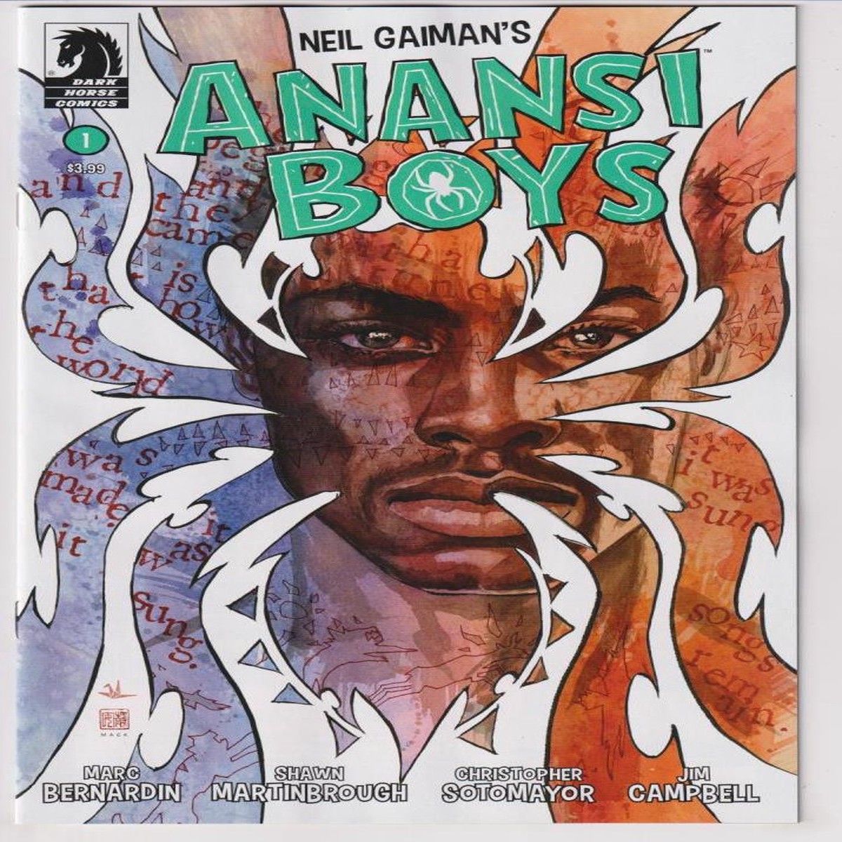 ANANSI BOYS I #1 (DARK HORSE 2024) "NEW UNREAD"
