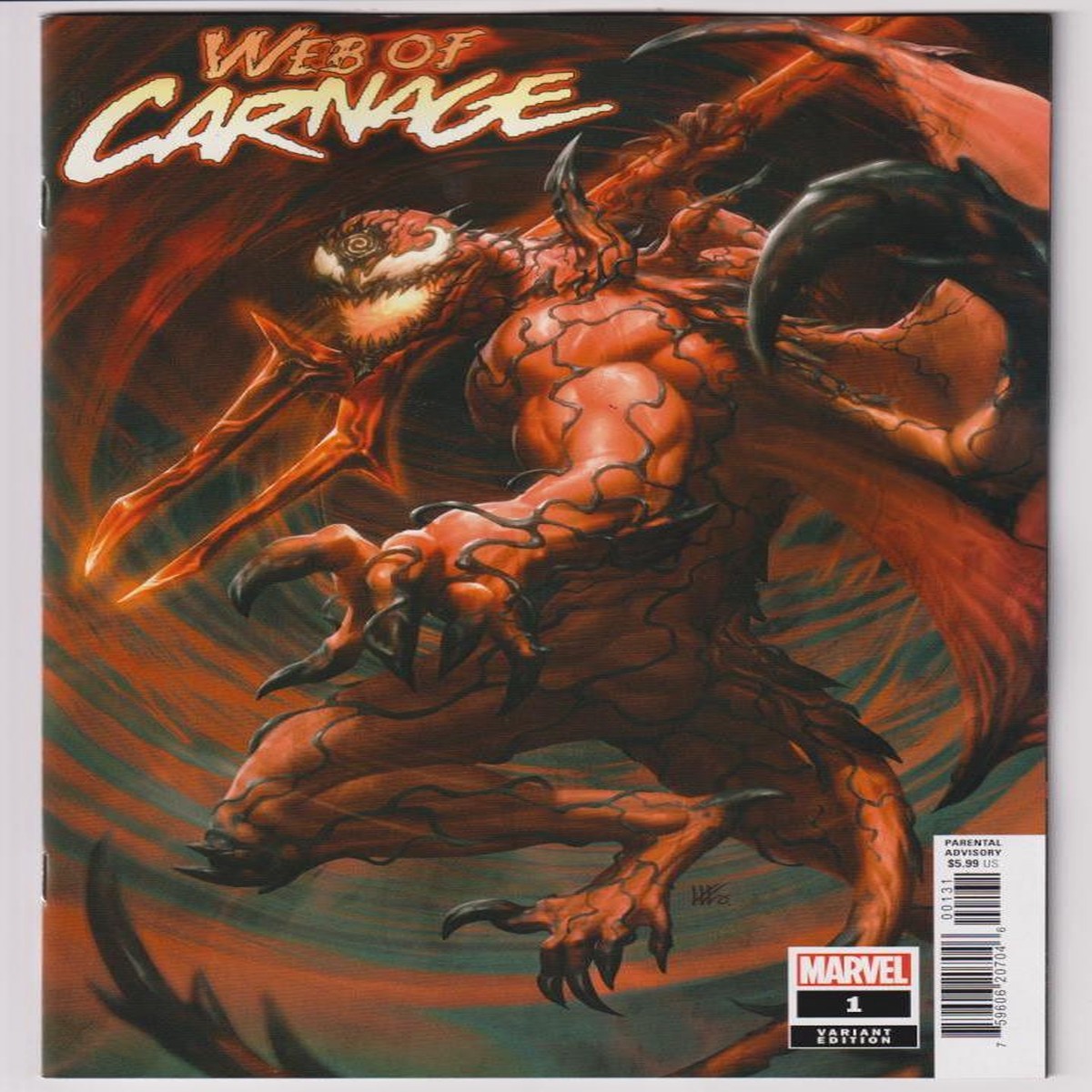 WEB OF CARNAGE #1 KENDRICK LIM VAR (MARVEL 2023) "NEW UNREAD"
