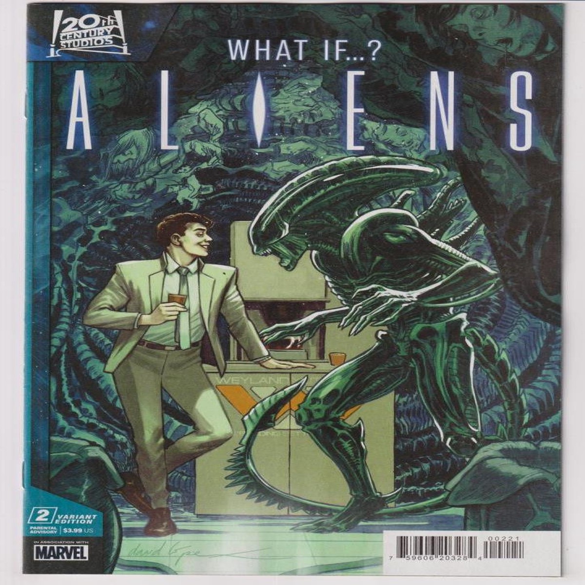 ALIENS WHAT IF #2 DAVID LOPEZ VAR (MARVEL 2024) "NEW UNREAD"