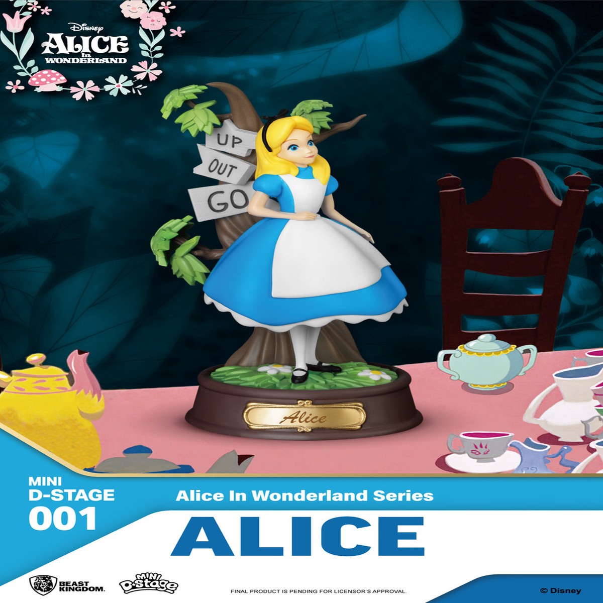 ALICE IN WONDERLAND MINI D-STAGE 001 ALICE STATUE