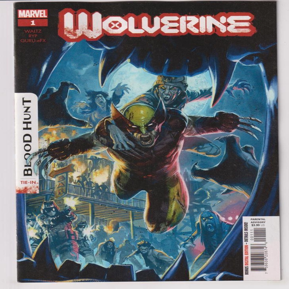 WOLVERINE BLOOD HUNT #1 (OF 4) (MARVEL 2024) "NEW UNREAD"