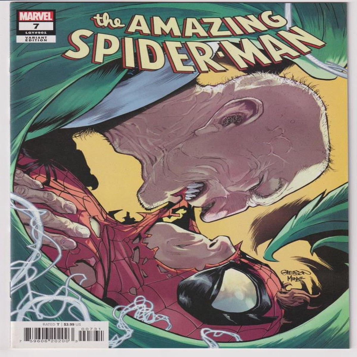 AMAZING SPIDER-MAN (2022) #07 25 COPY INCV GLEASON VAR (MARVEL 2022) "NEW UNREAD"