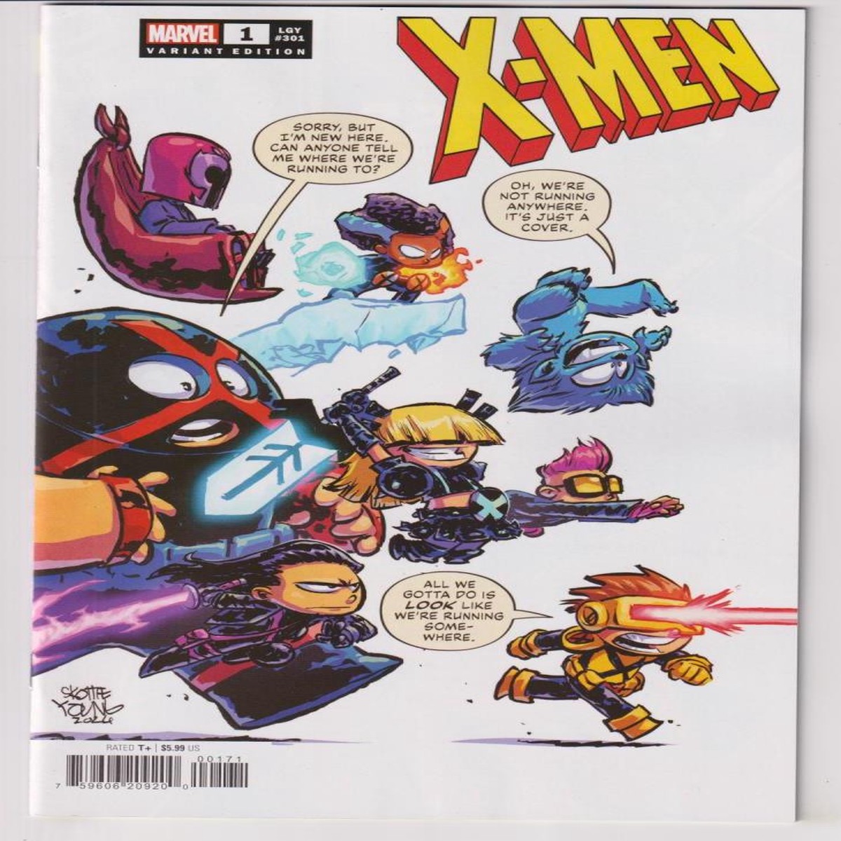X-MEN (2024) #01 SKOTTIE YOUNG VAR (MARVEL 2024) "NEW UNREAD"