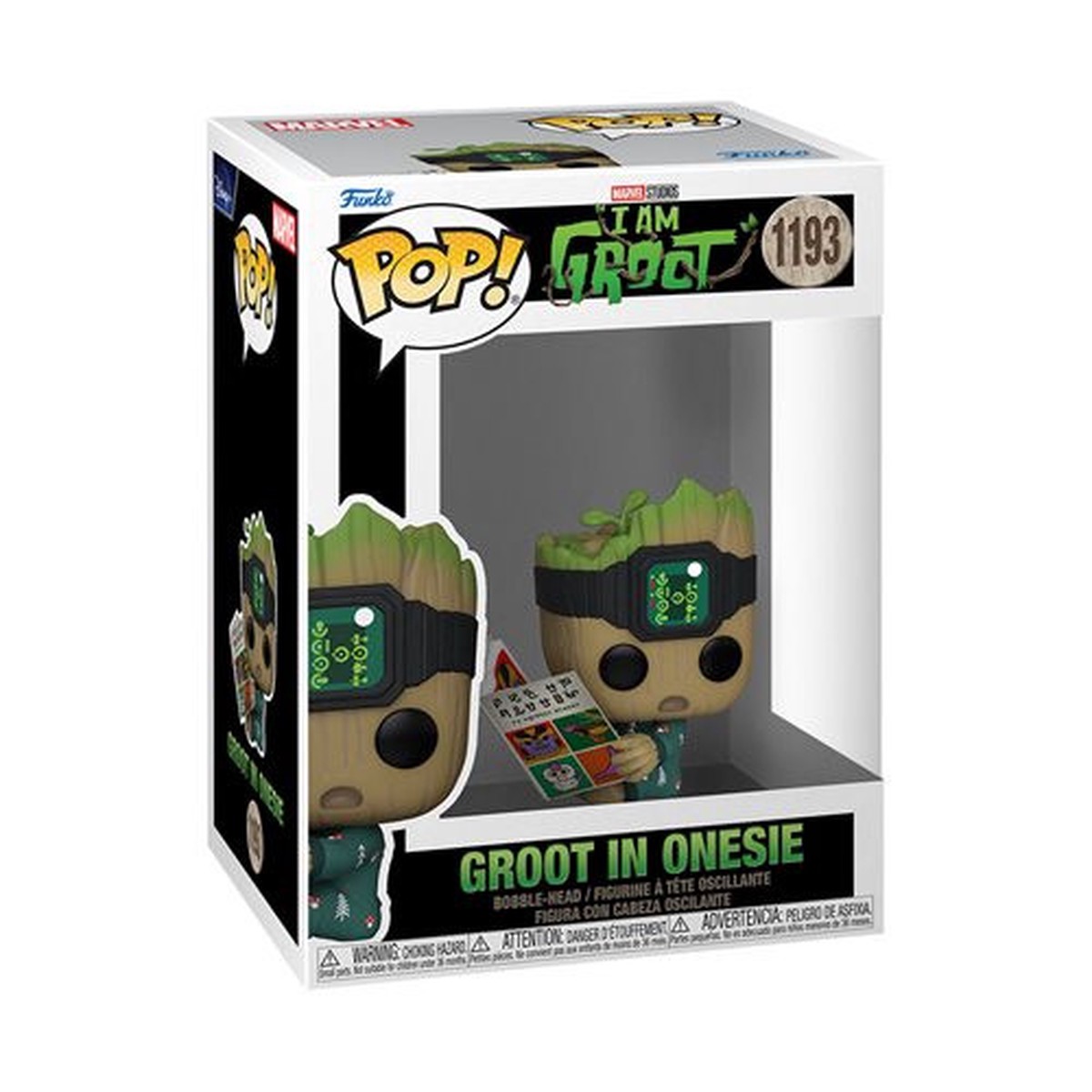 Groot in Onesie with Book Pop! Vinyl Figure