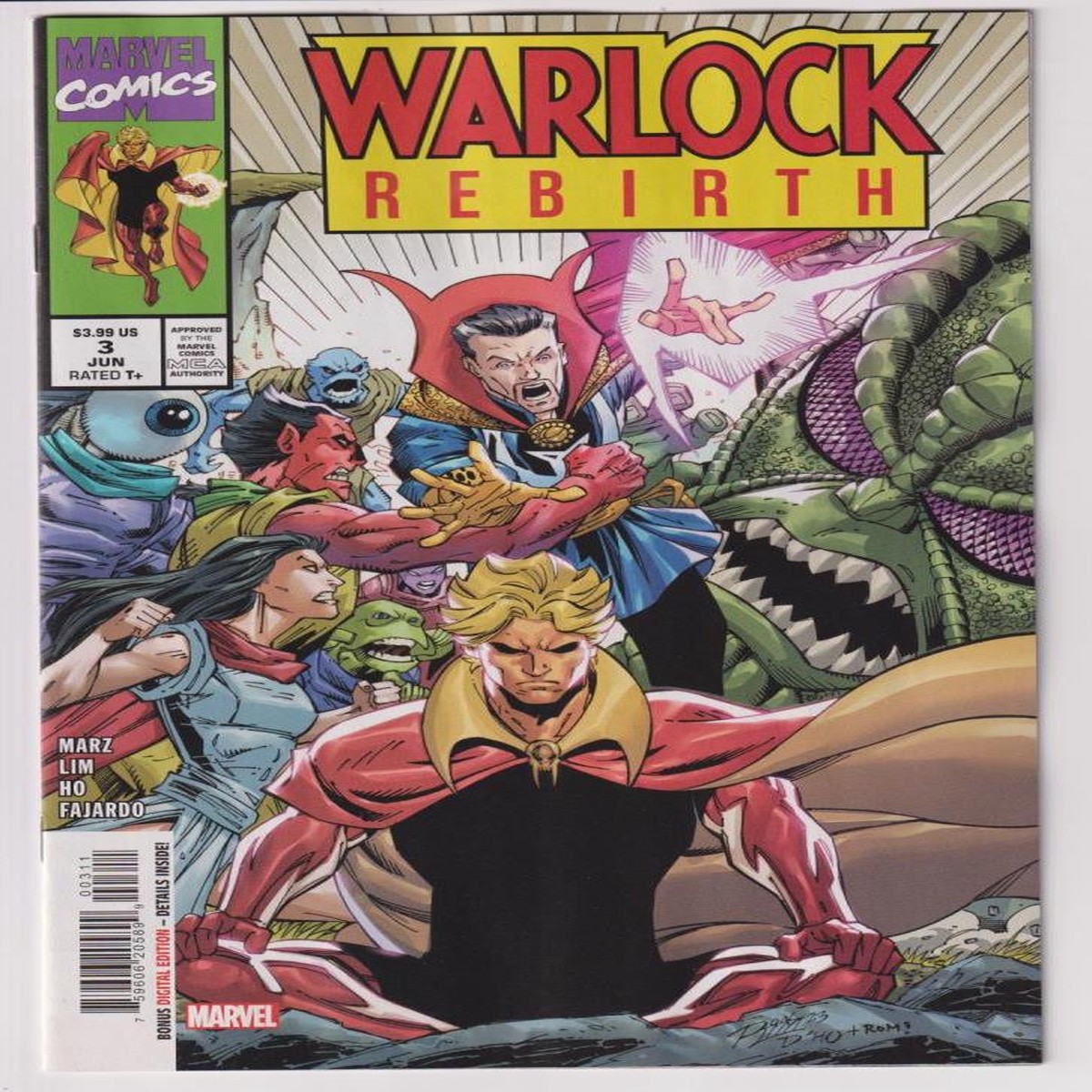 WARLOCK REBIRTH #3 (OF 5) (MARVEL 2023) "NEW UNREAD"