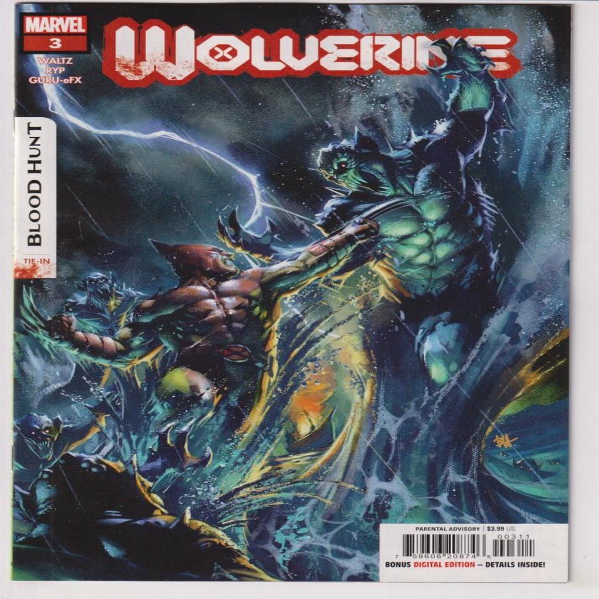 WOLVERINE BLOOD HUNT #3 (OF 4) (MARVEL 2024) "NEW UNREAD"