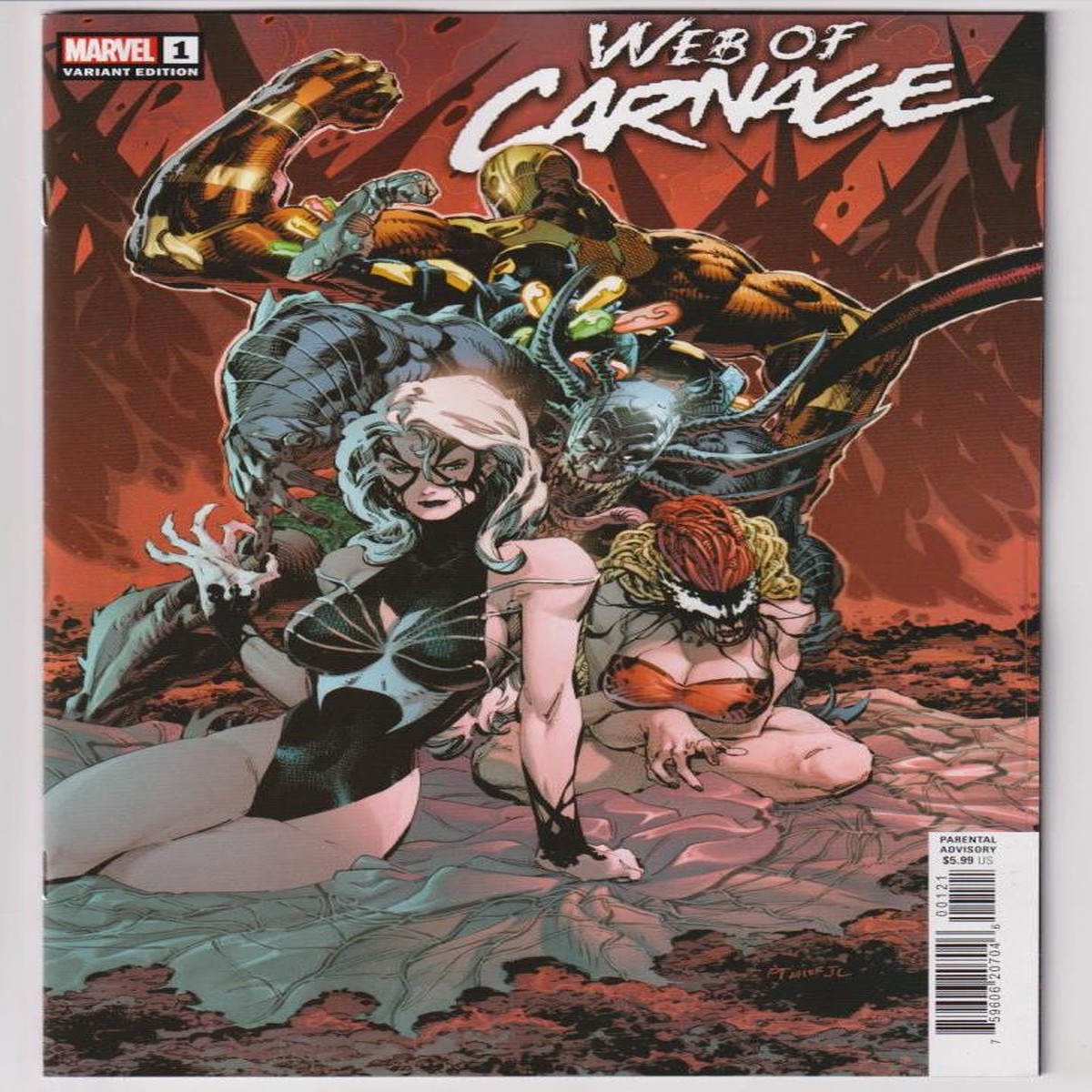 WEB OF CARNAGE #1 PHILIP TAN CONNECTING VAR (MARVEL 2023) "NEW UNREAD"