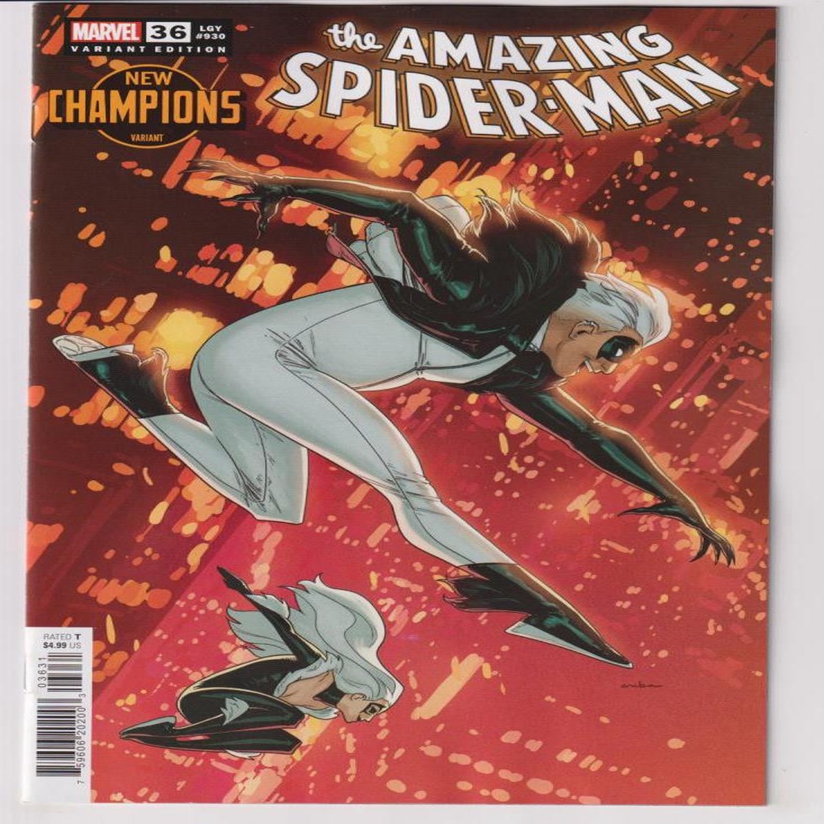 AMAZING SPIDER-MAN (2022) #36 NEW CHAMPIONS VAR (MARVEL 2023) "NEW UNREAD"