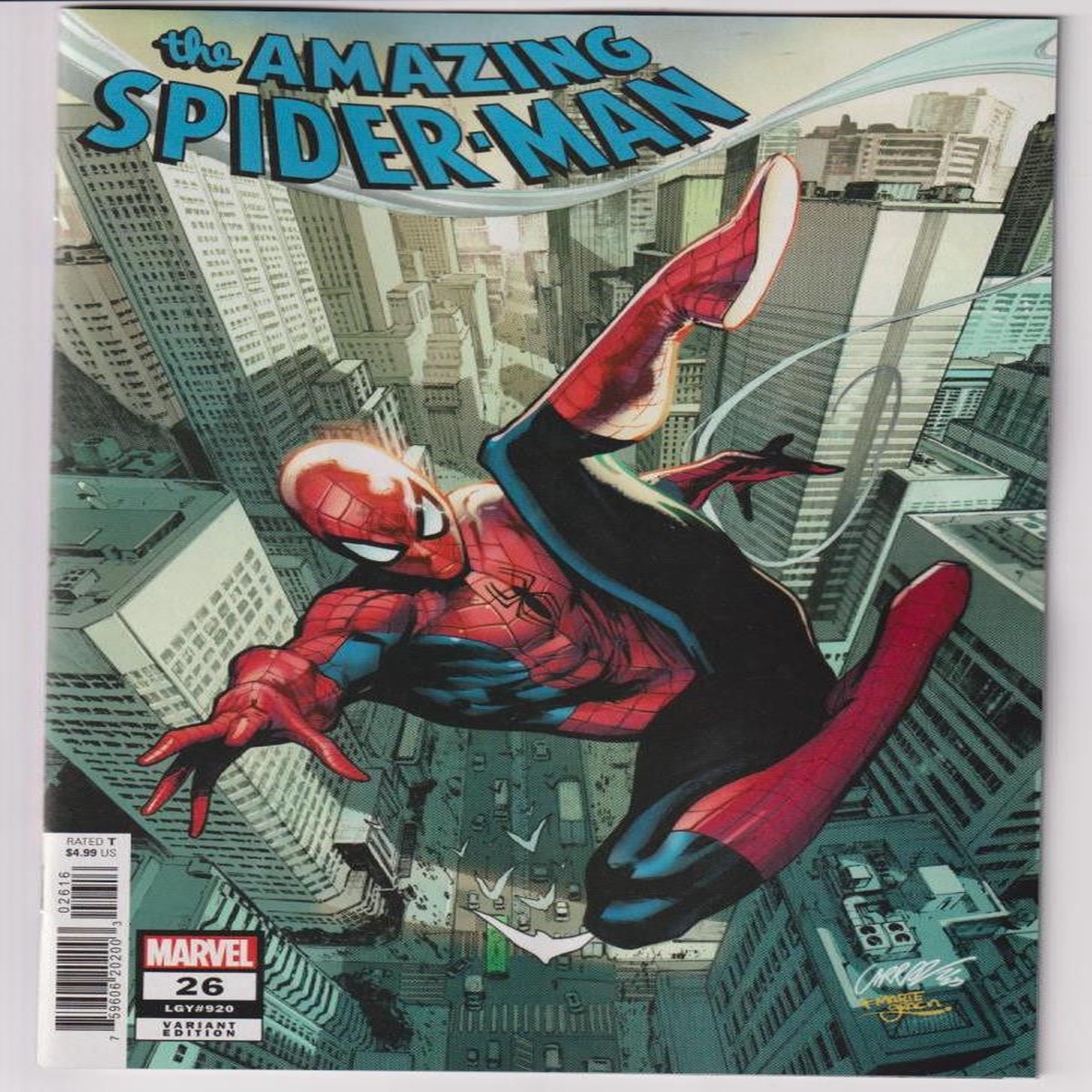 AMAZING SPIDER-MAN (2022) #26 25 COPY INCV LARRAZ VAR (MARVEL 2023) "NEW UNREAD"