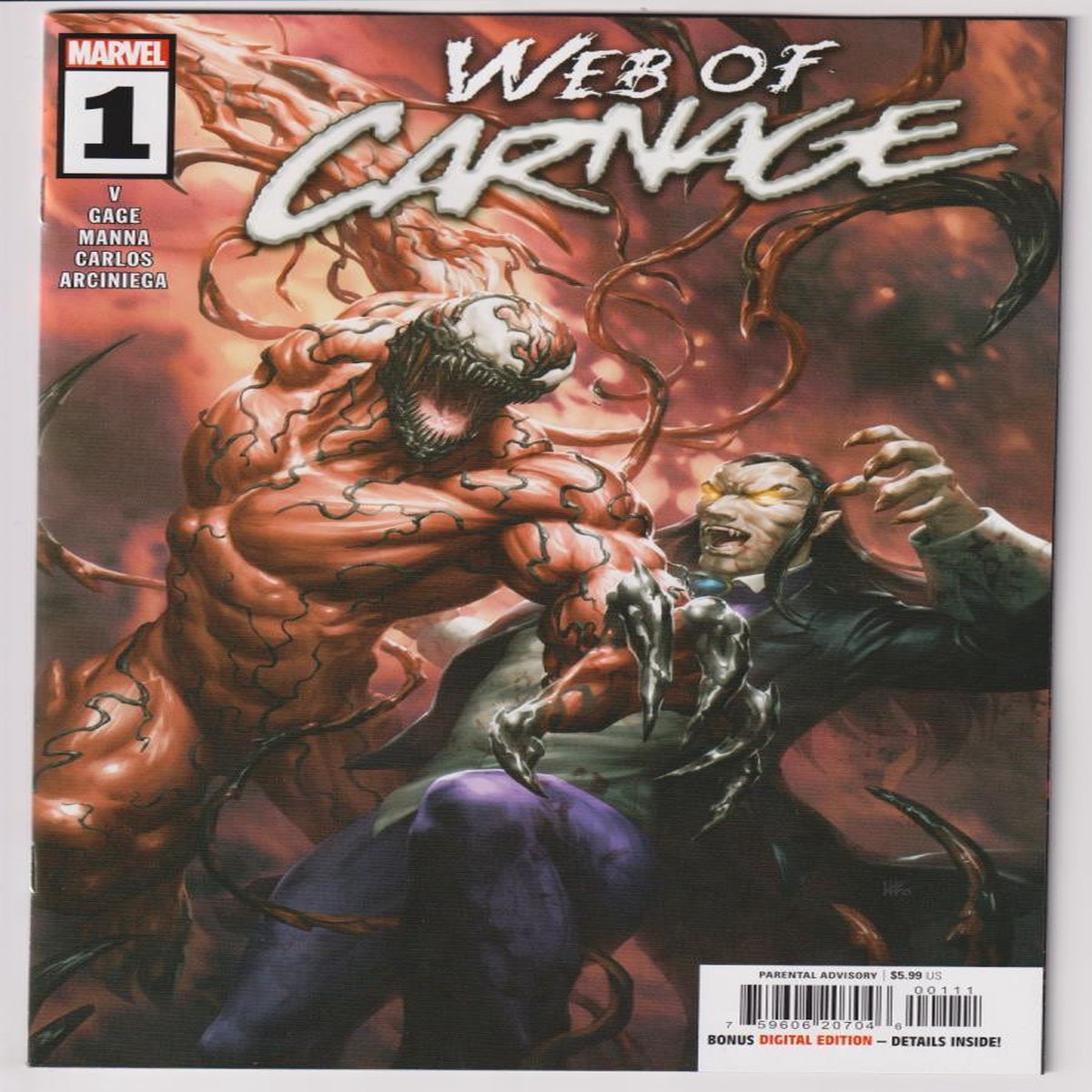 WEB OF CARNAGE #1 (MARVEL 2023) C2 "NEW UNREAD"