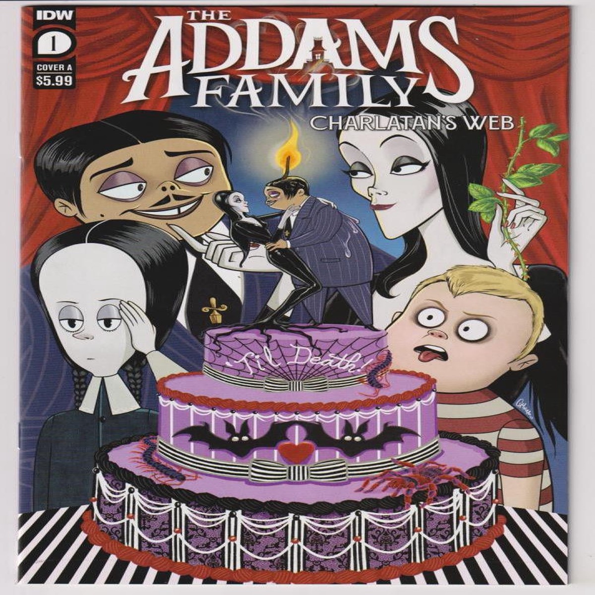 ADDAMS FAMILY CHARLATANS WEB #1 (IDW 2023) "NEW UNREAD"