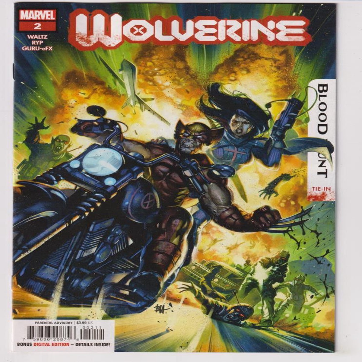 WOLVERINE BLOOD HUNT #2 (OF 4) (MARVEL 2024) "NEW UNREAD"