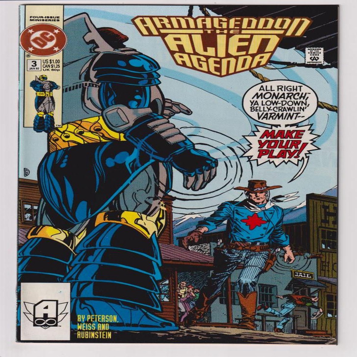 ARMAGEDDON ALIEN AGENDA #3 (DC 1991)