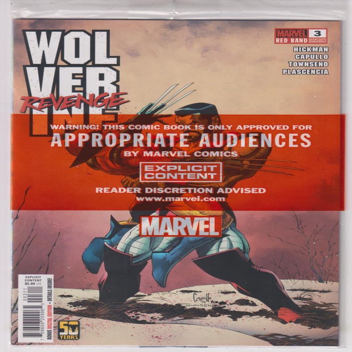 WOLVERINE REVENGE #3 (OF 5) RED BAND (MARVEL 2024) "NEW UNREAD"