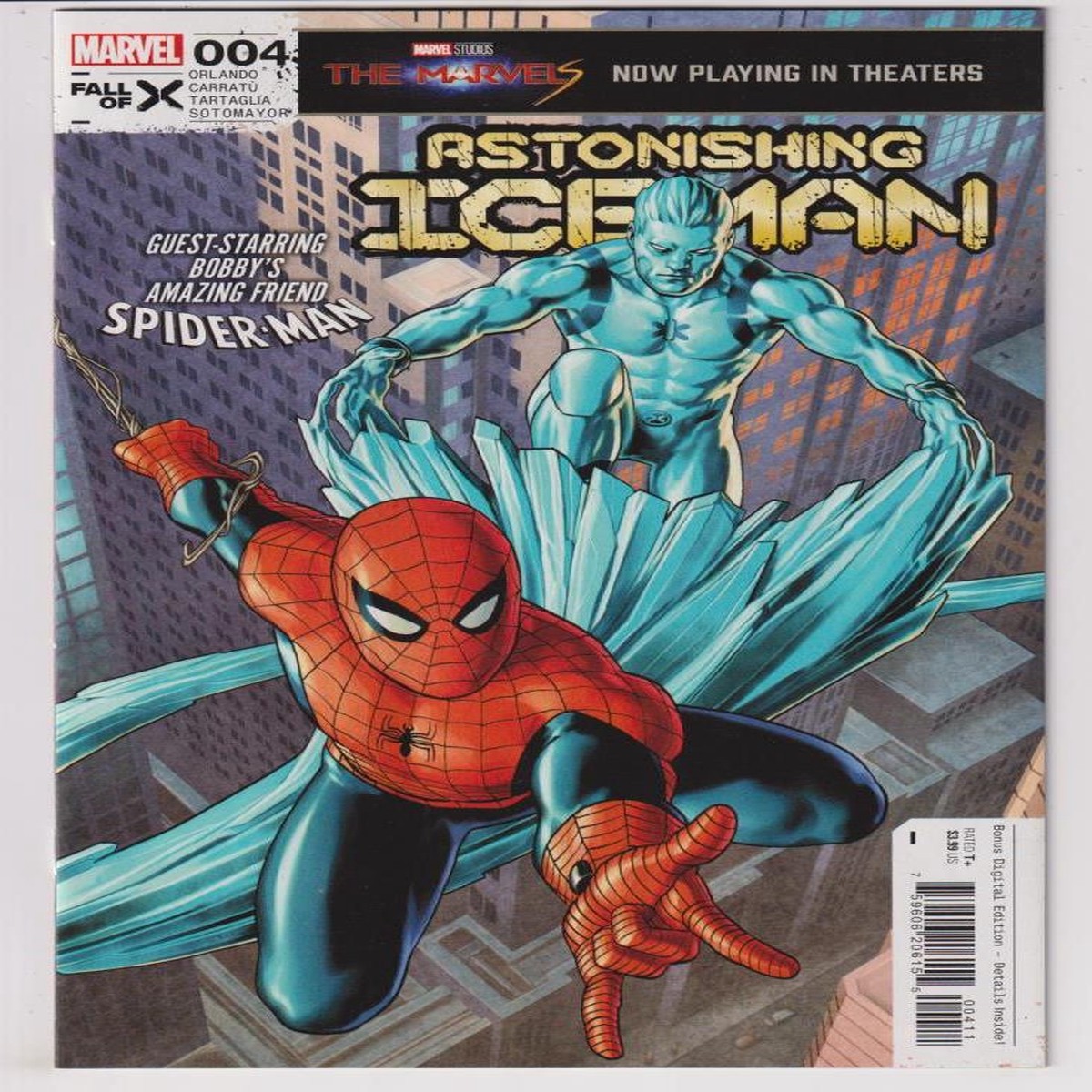 ASTONISHING ICEMAN #4 (MARVEL 2023) C2 "NEW UNREAD"