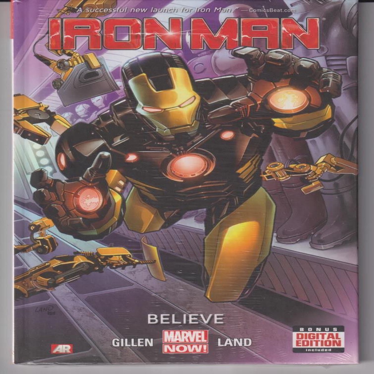 IRON MAN PREM HC BELIEVE VOL 01 "NEW UNREAD"