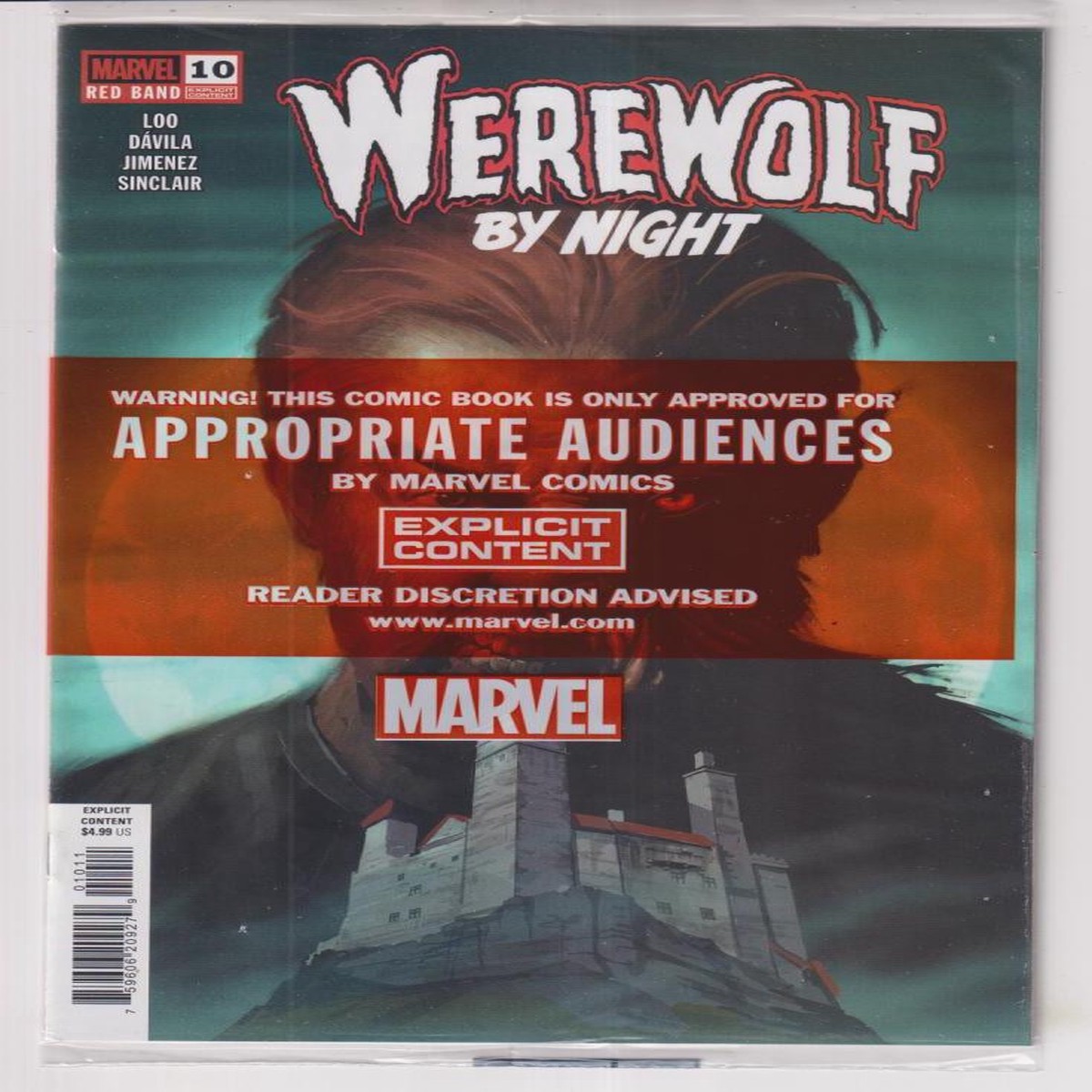 WEREWOLF BY NIGHT RED BAND #10 (MARVEL 2025) "NEW UNREAD"