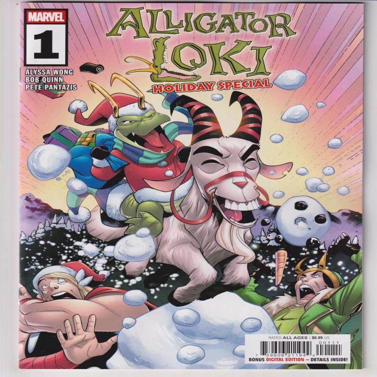 ALLIGATOR LOKI HOLIDAY SPECIAL #1 (MARVEL 2024) "NEW UNREAD"